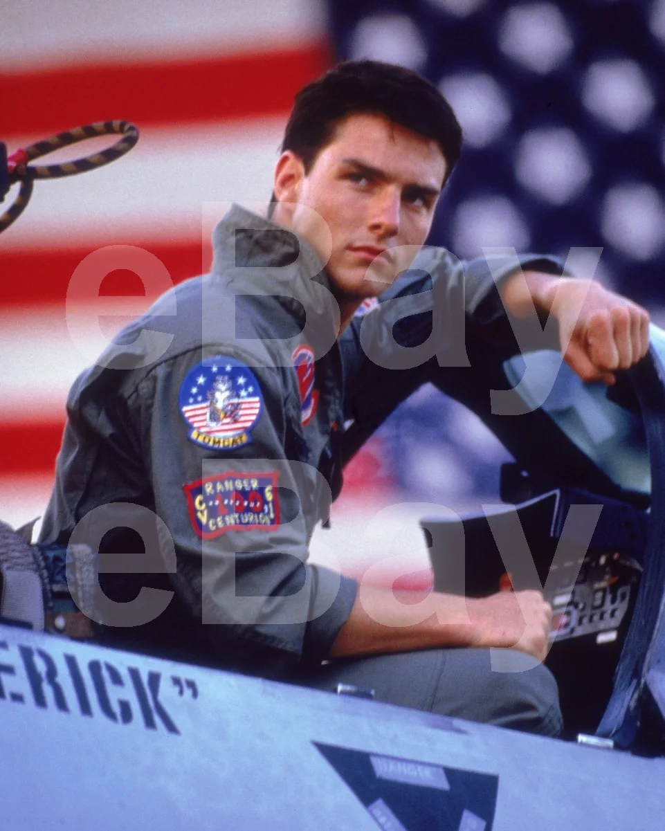 Top Gun (1986) Tom Cruise "Maverick" 16x12 Photo Poster Print, изображение 4