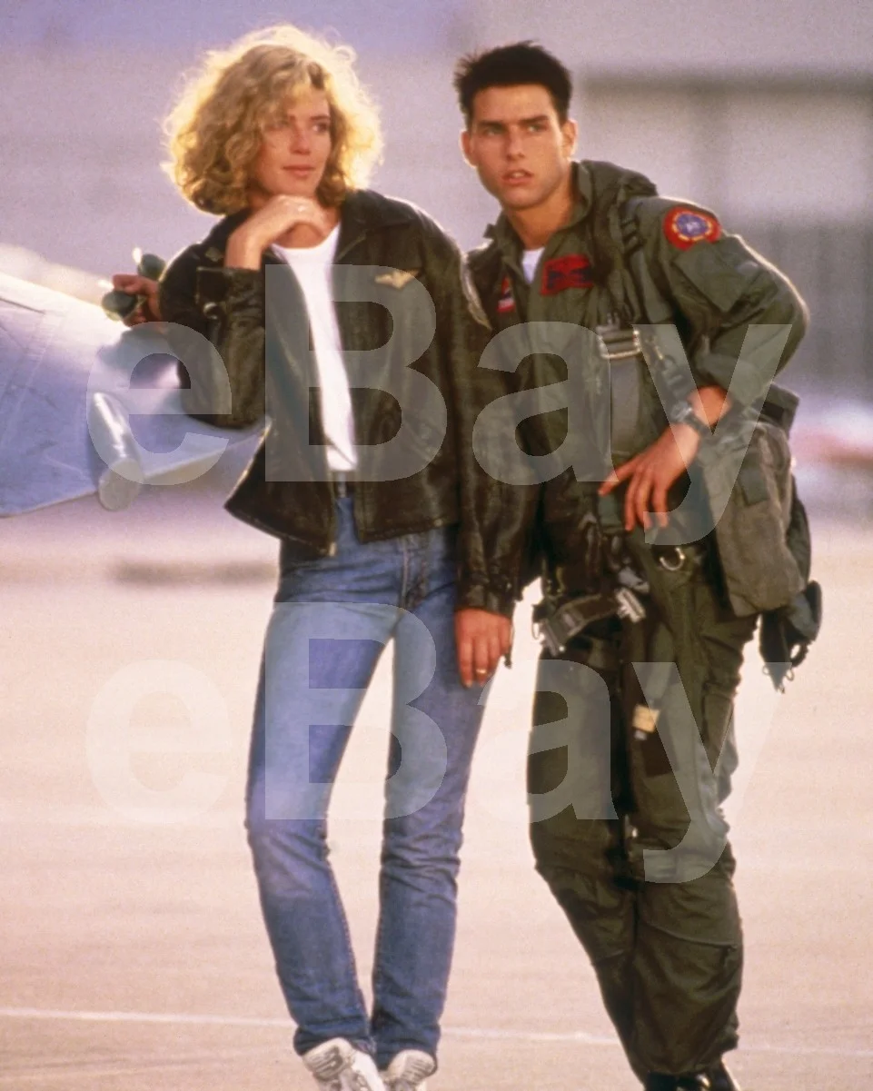 Top Gun (1986) Tom Cruise "Maverick", Kelly McGillis 16x12 Photo Poster Print, изображение 4