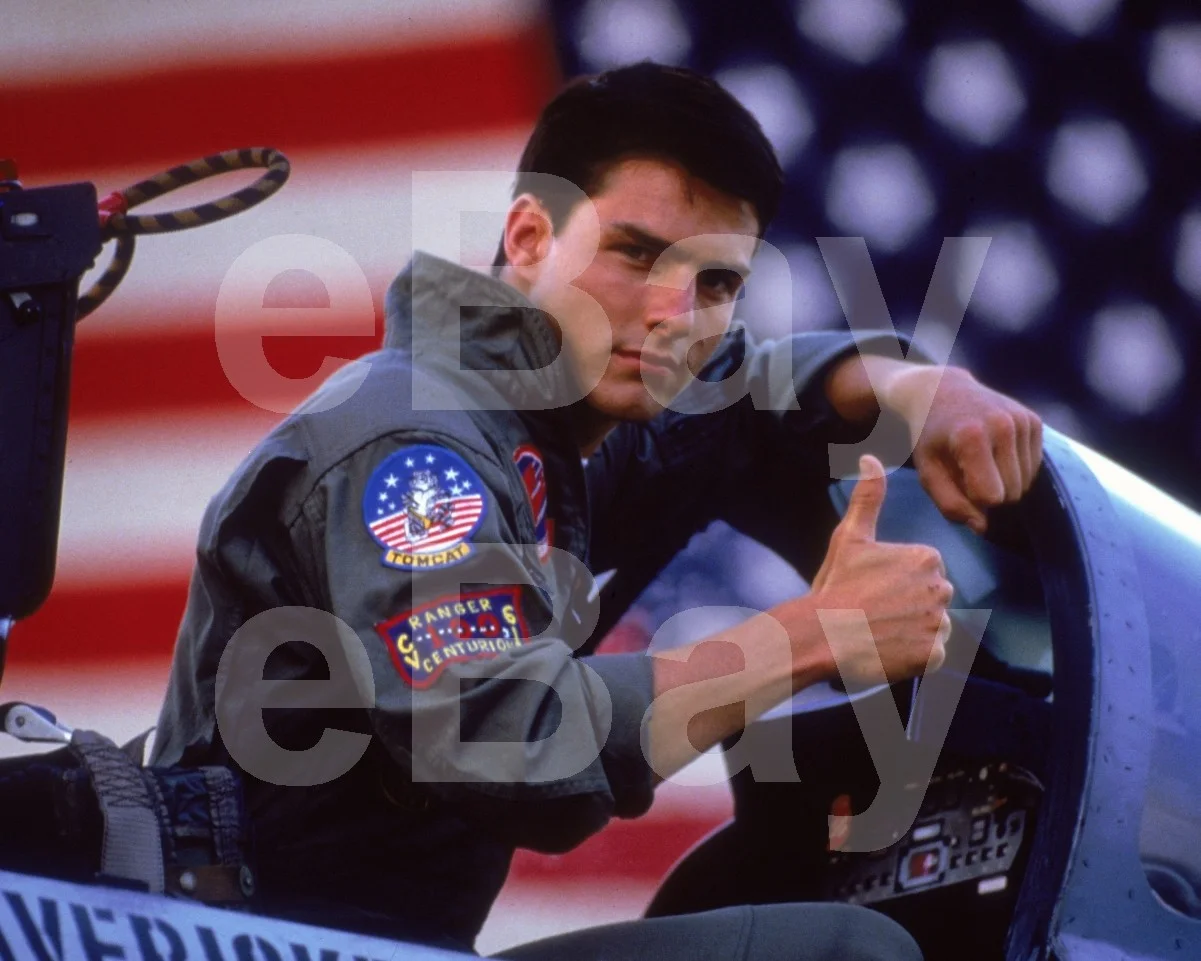 Top Gun (1986) Tom Cruise "Maverick" 16x12 Photo Poster Print, изображение 4