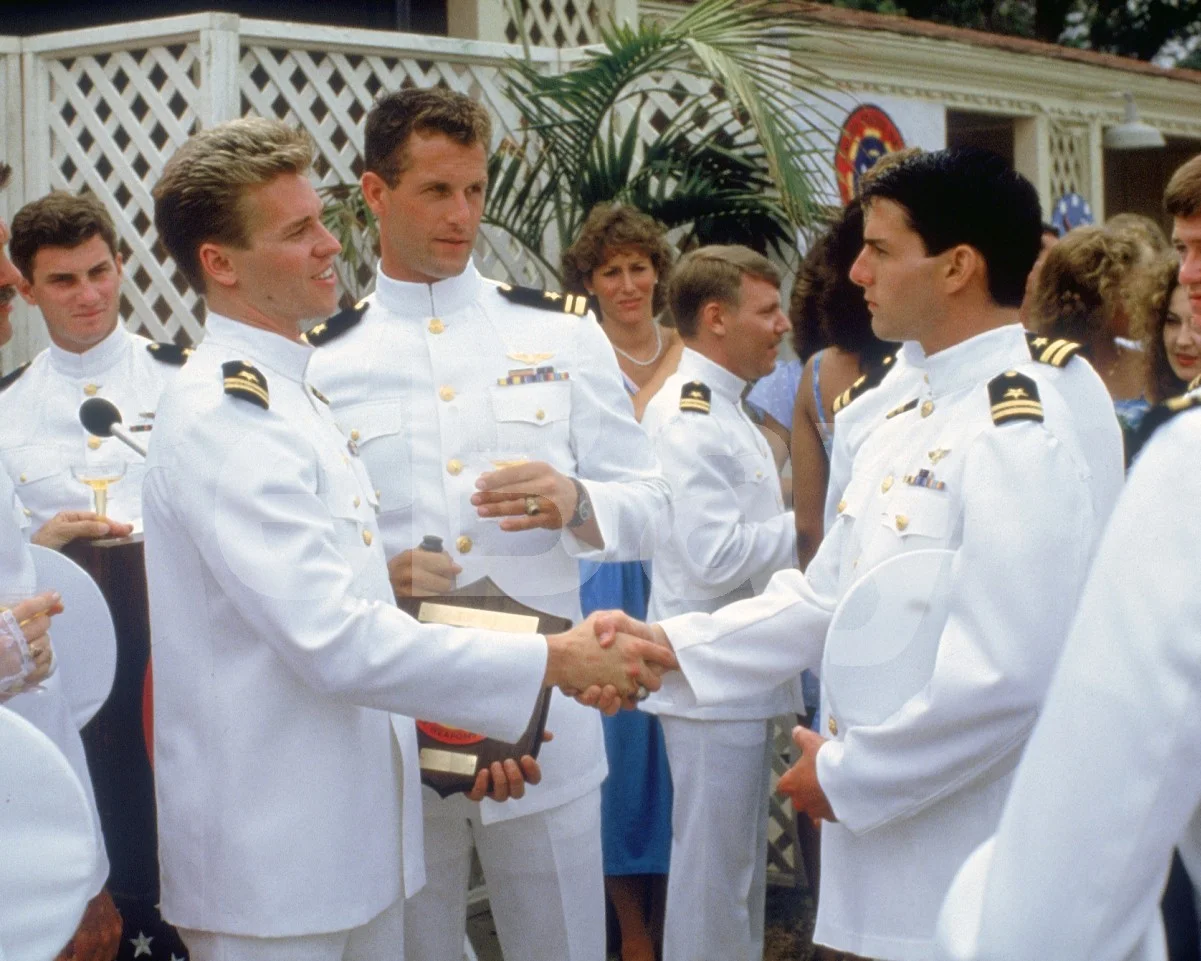 Top Gun (1986) Tom Cruise, Rick Rossovich, Val Kilmer 16x12 Photo Poster Print, изображение 4