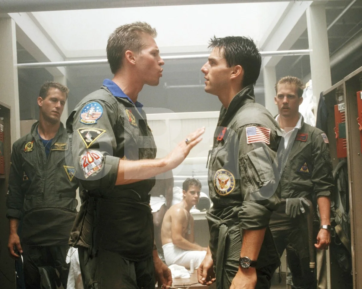 Top Gun (1986) Rick Rossovich, Val Kilmer, Tom Cruise 16x12 Photo Poster Print, изображение 4