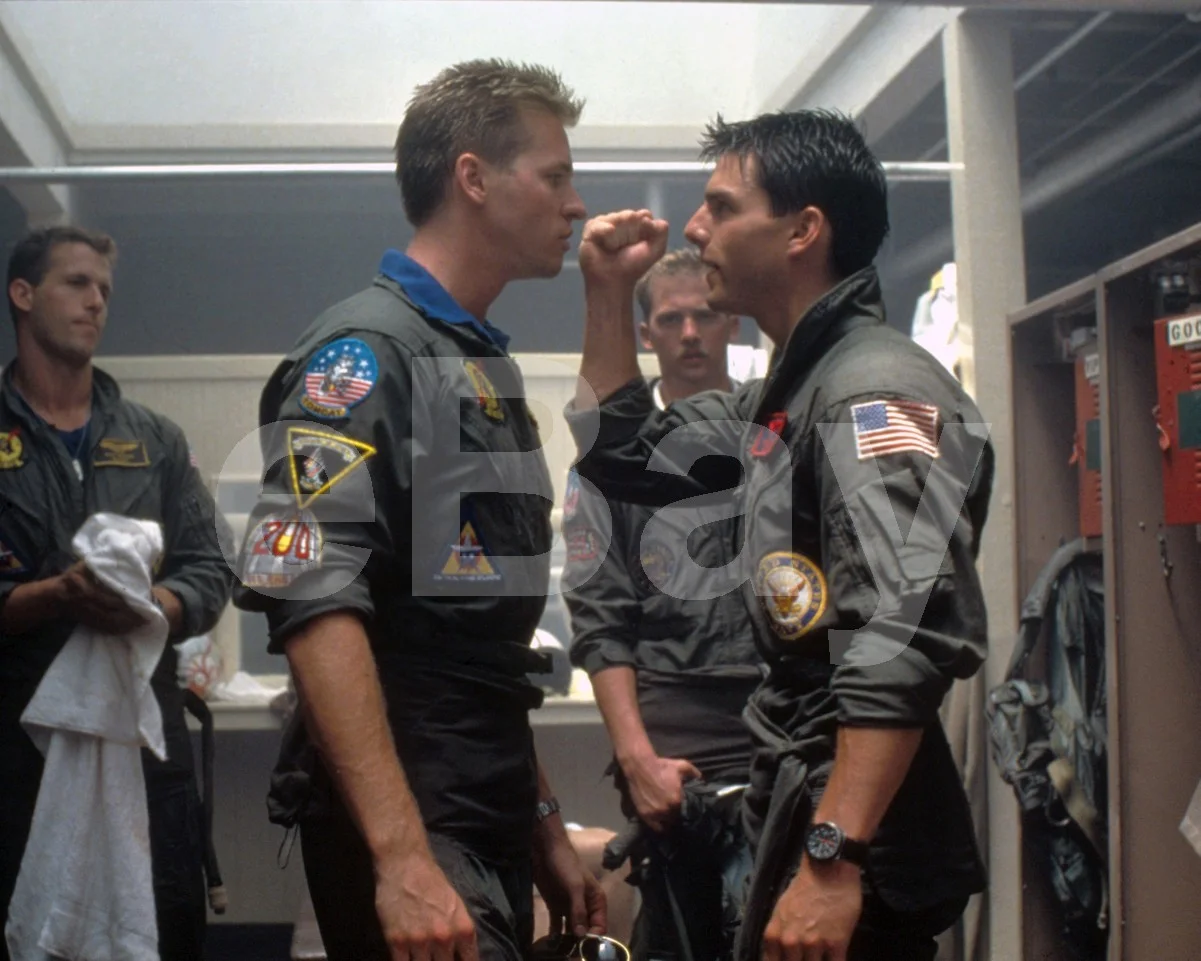 Top Gun (1986) Tom Cruise, Val Kilmer 16x12 Photo Poster Print, изображение 4