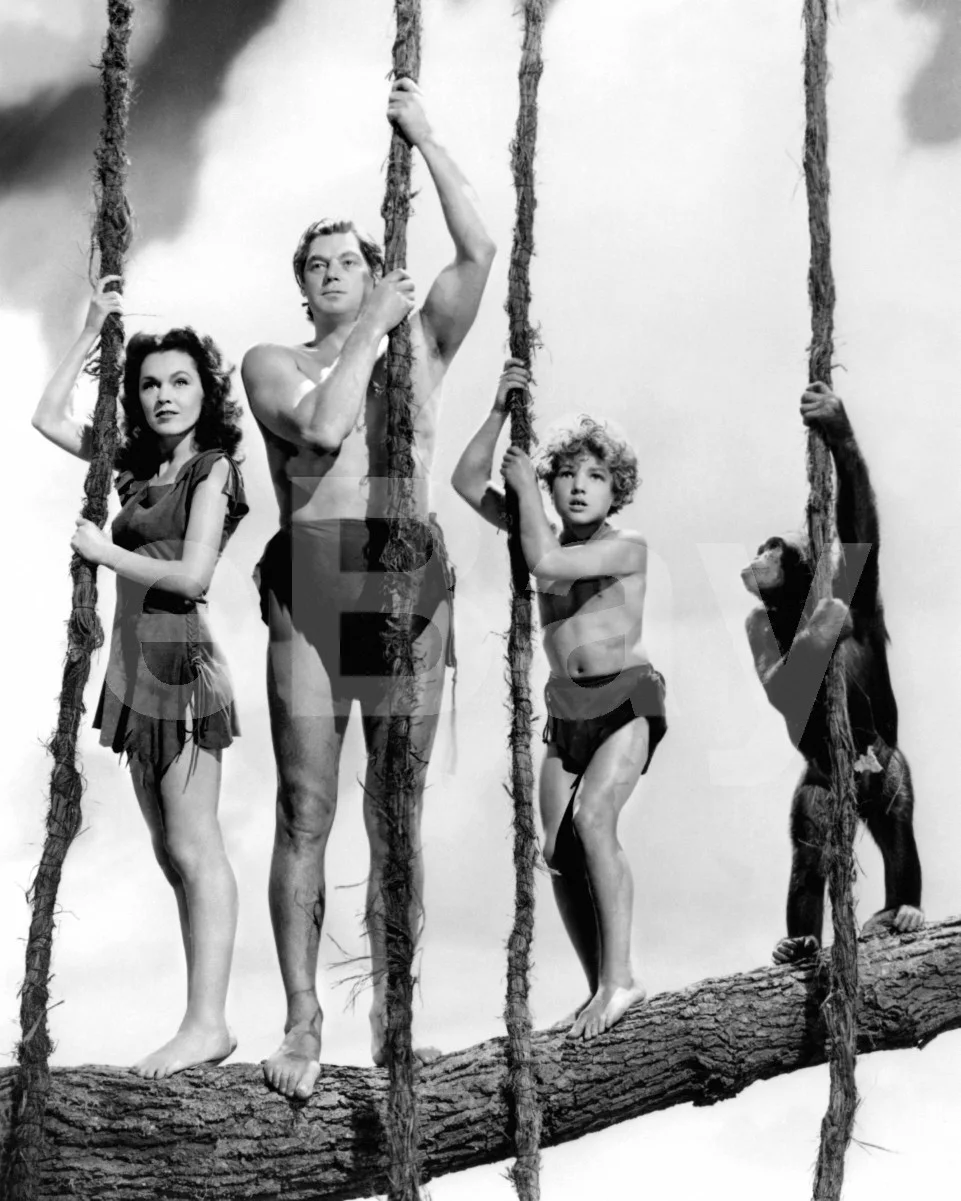 Tarzans Secret Treasure (1941) Johnny Weissmuller Maureen O'sullivan 16x12 Photo, изображение 4