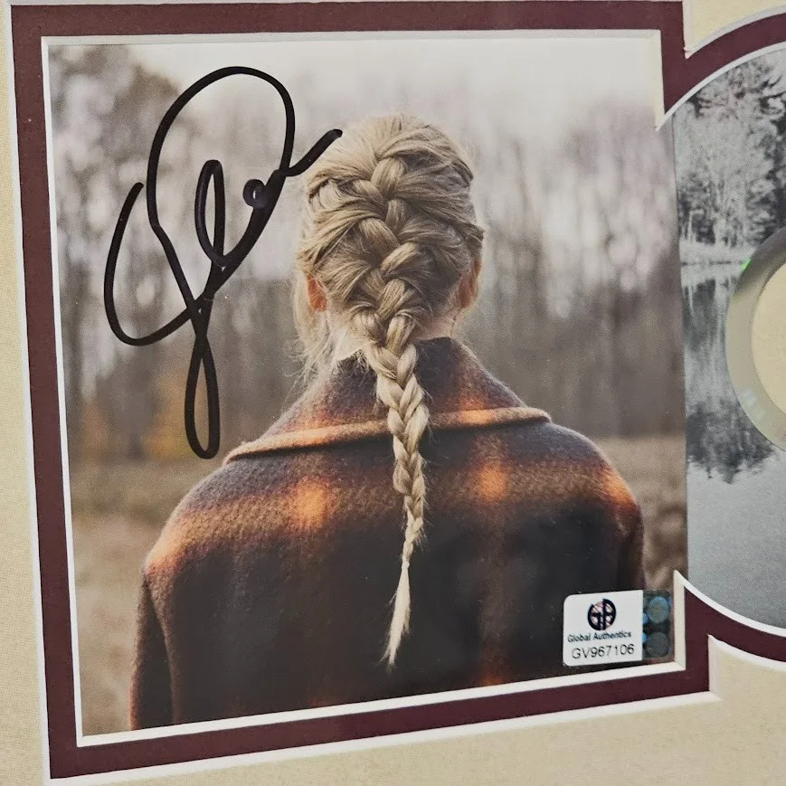 Taylor Swift Signed Evermore CD Autographed COA Eras, image 2