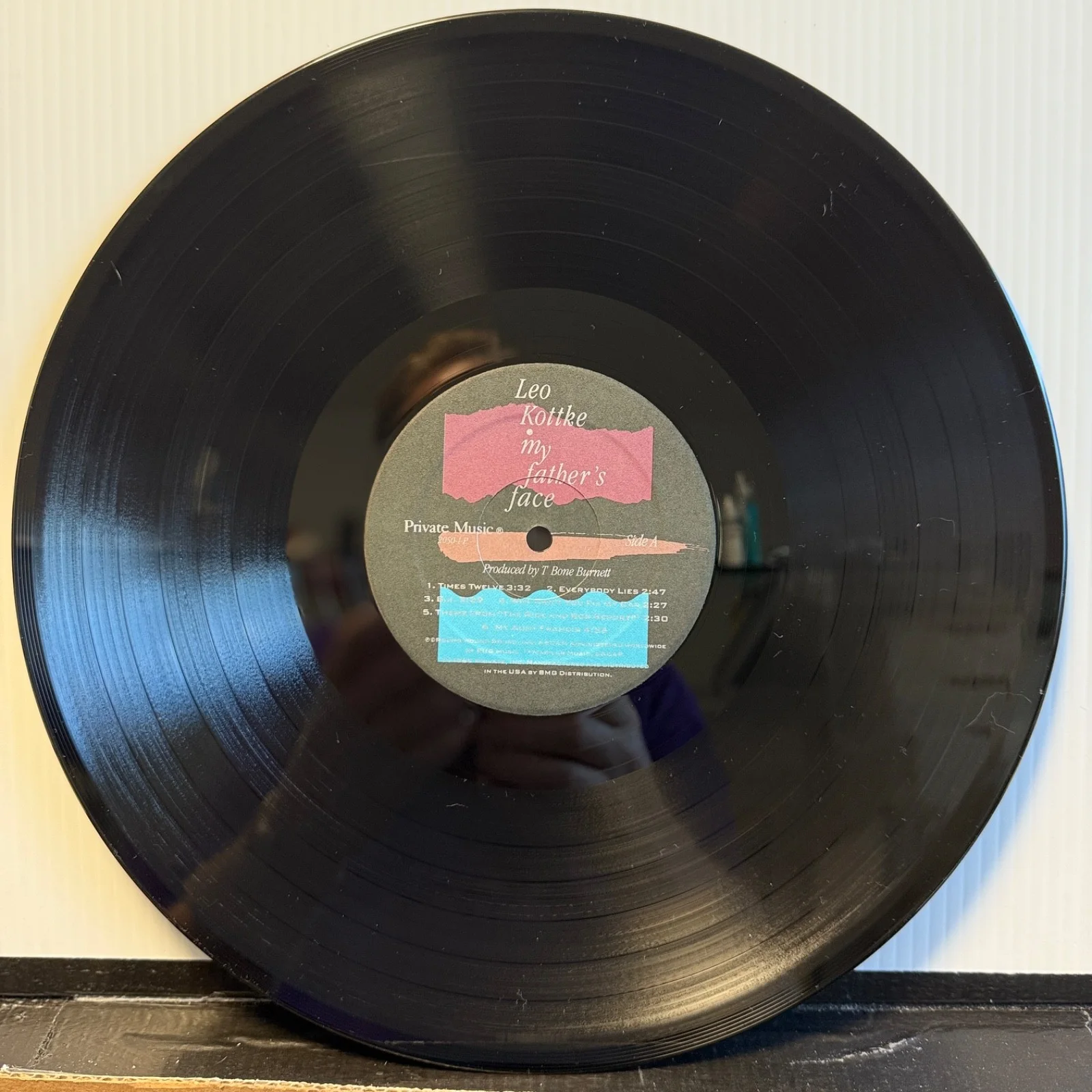 LEO KOTTKE "My Father's Face" AUTOGRAPHED usa vinyl LP 2050-1-P PRIVATE MUSIC NM, изображение 5