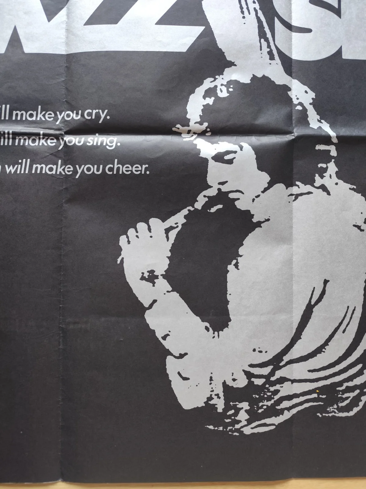 🎯The Jazz Singer – UK Quad – Neil Diamond / Olivier / Music Drama 1980 – Folded, изображение 5