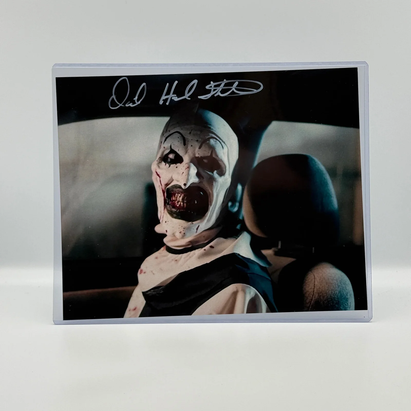 David Howard Thornton — Terrifier David Howard Thornton Art The Clown Signed 8x10 Photo, изображение 3