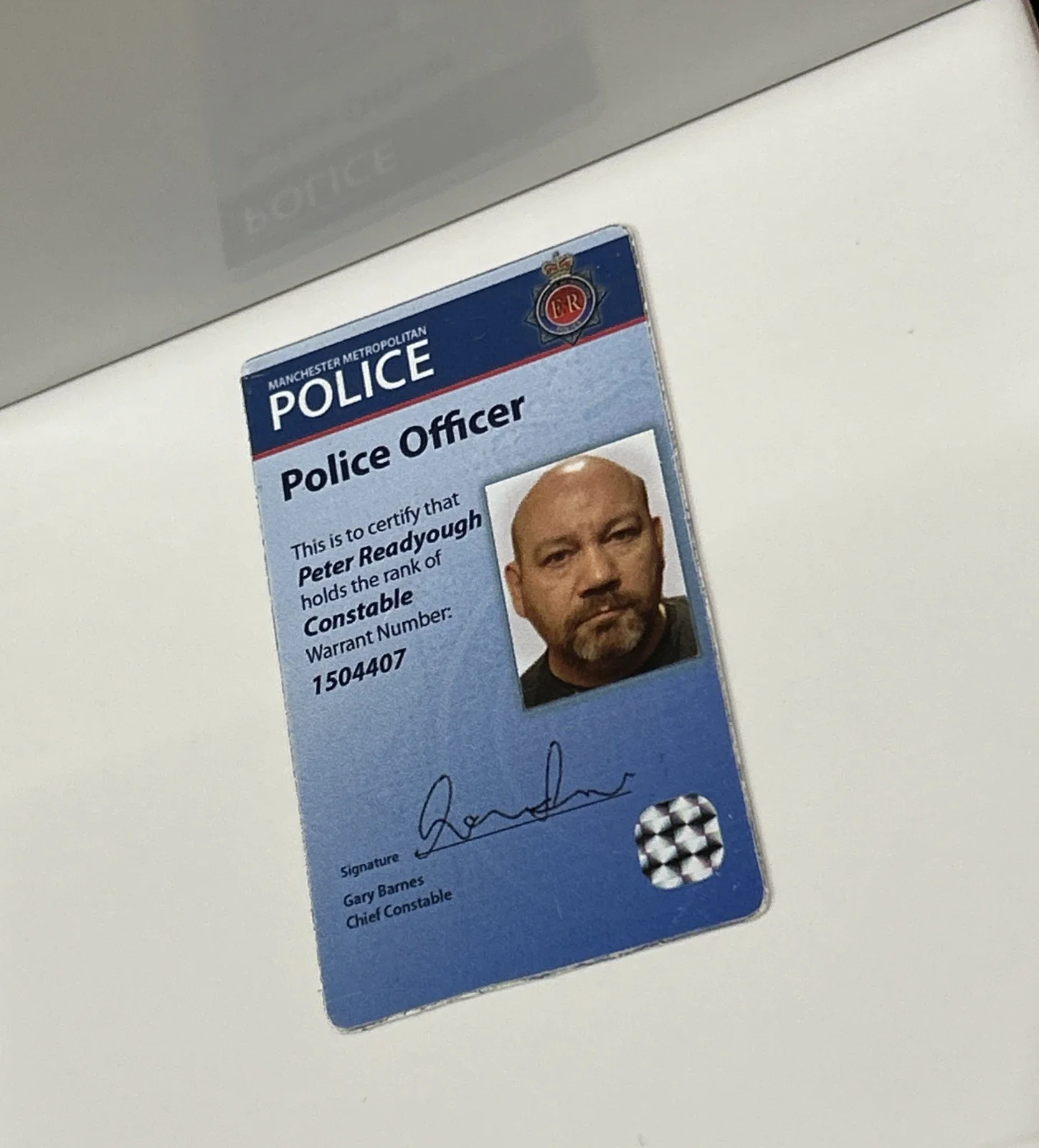Scott And Bailey Peter Screen Used Movie Prop Film TV COA Rare Worn Drama police, изображение 2