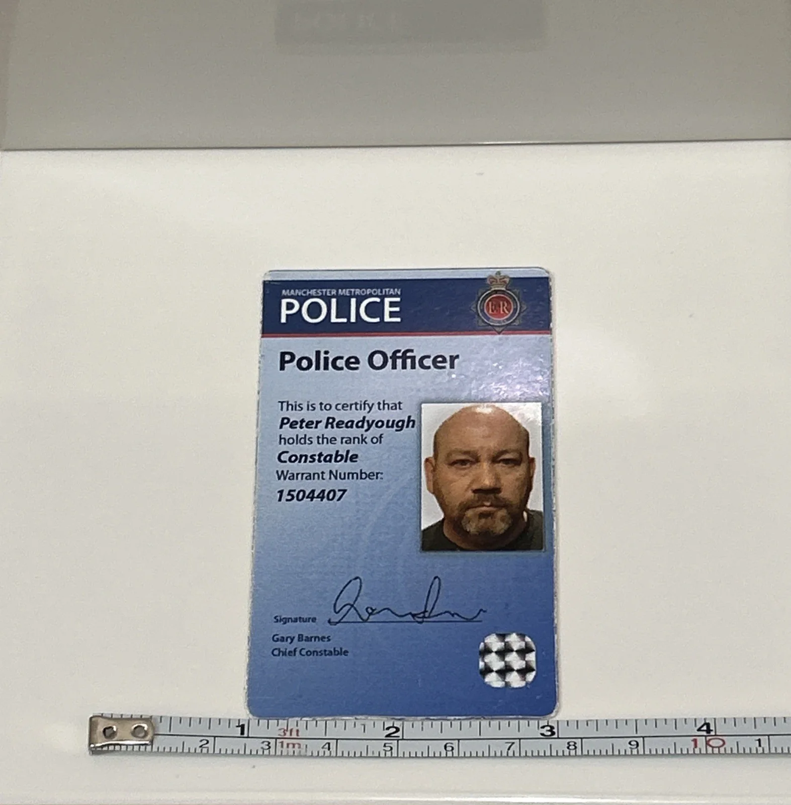 Scott And Bailey Peter Screen Used Movie Prop Film TV COA Rare Worn Drama police, изображение 5
