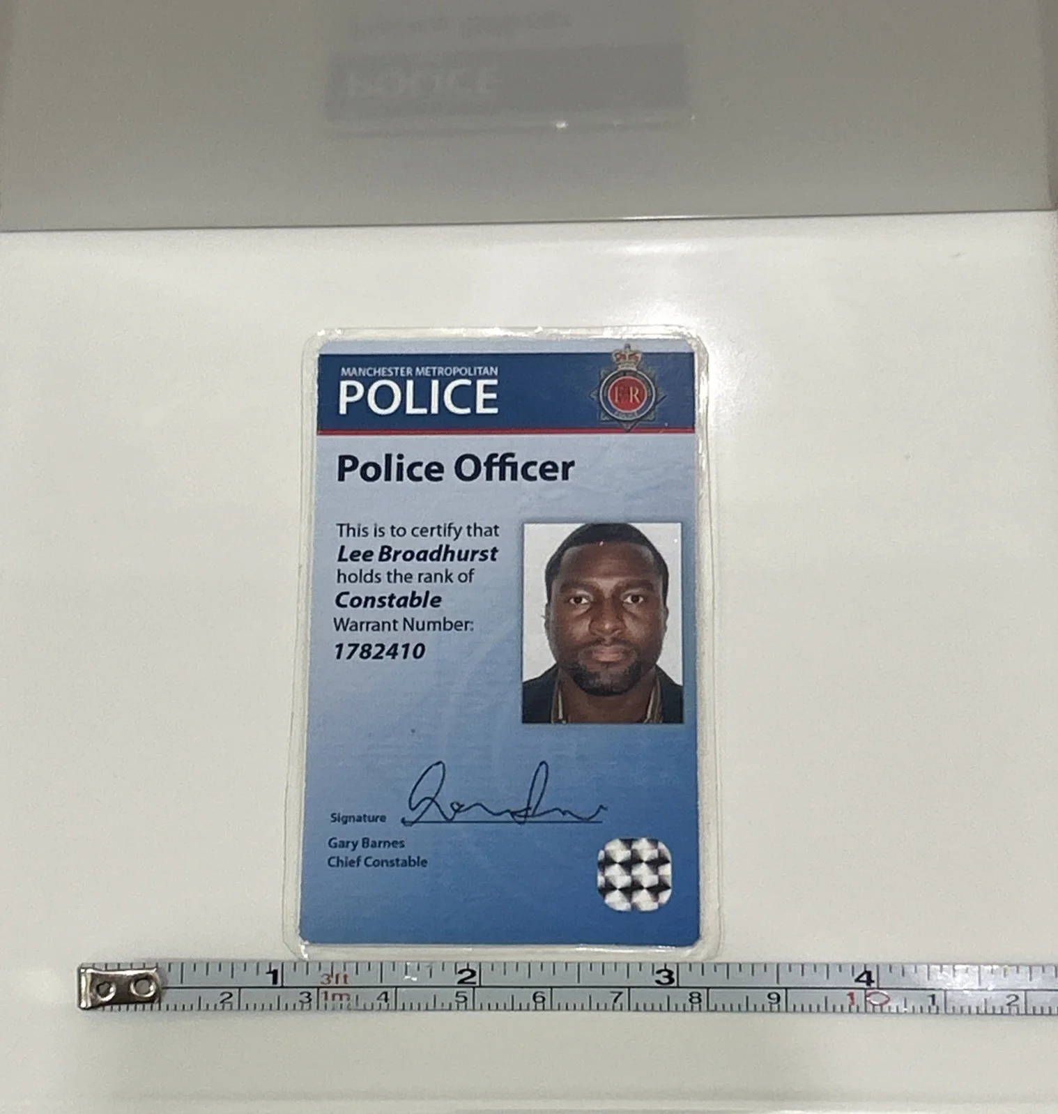 Scott And Bailey Lee Screen Used Movie Prop Film TV COA Rare Worn Drama police, изображение 4
