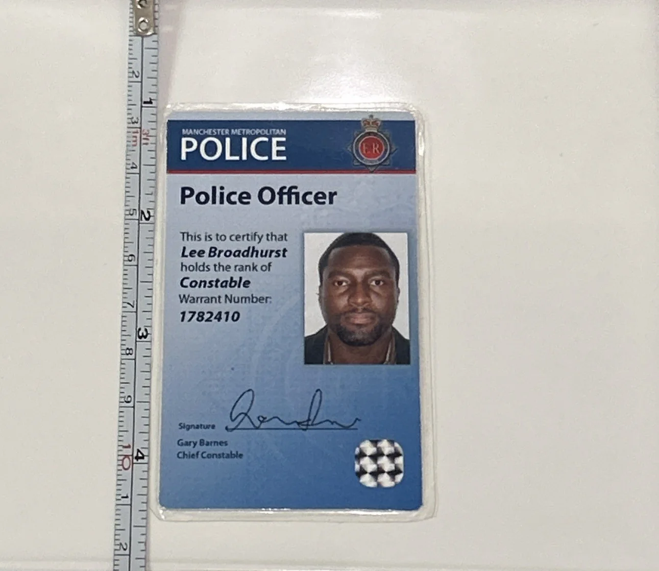 Scott And Bailey Lee Screen Used Movie Prop Film TV COA Rare Worn Drama police, изображение 5