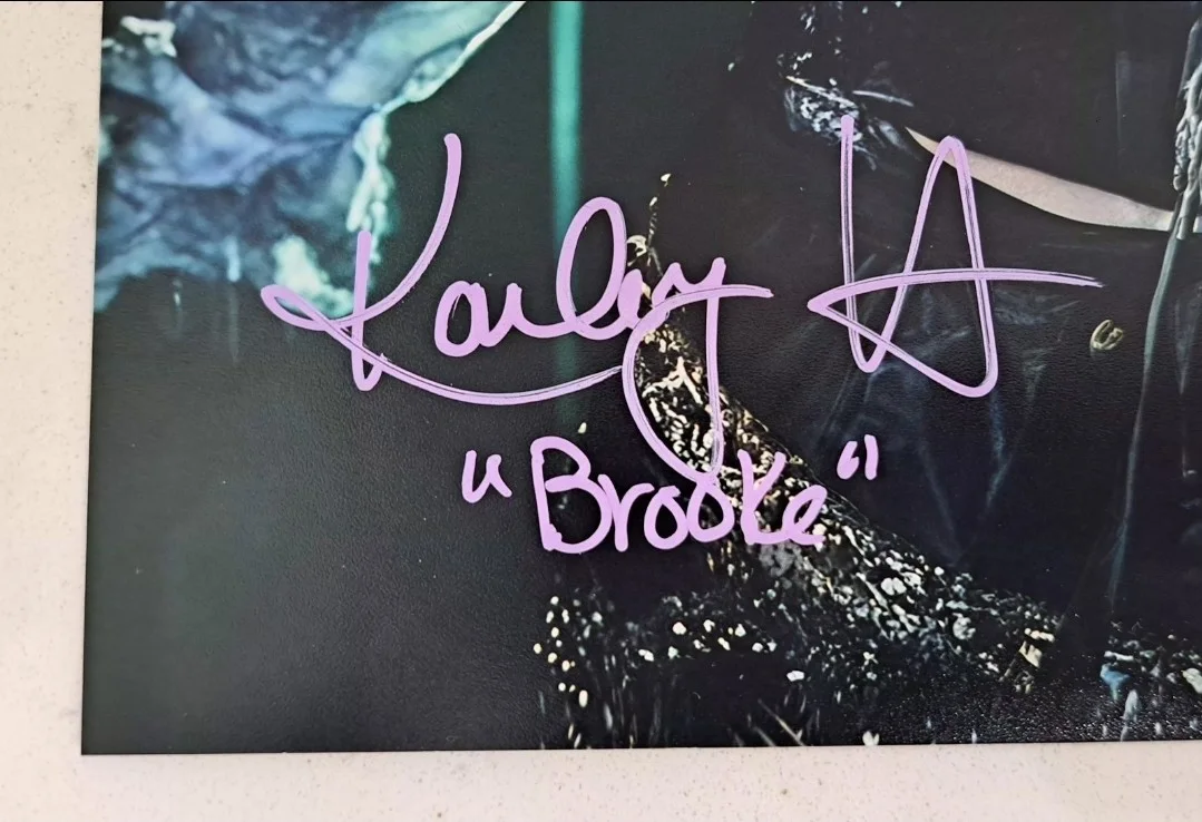 *KAILEY HYMAN as BROOKE* Signed/Inscribed Limited Terrifier 2 8x10 Photo JSA COA, image 4