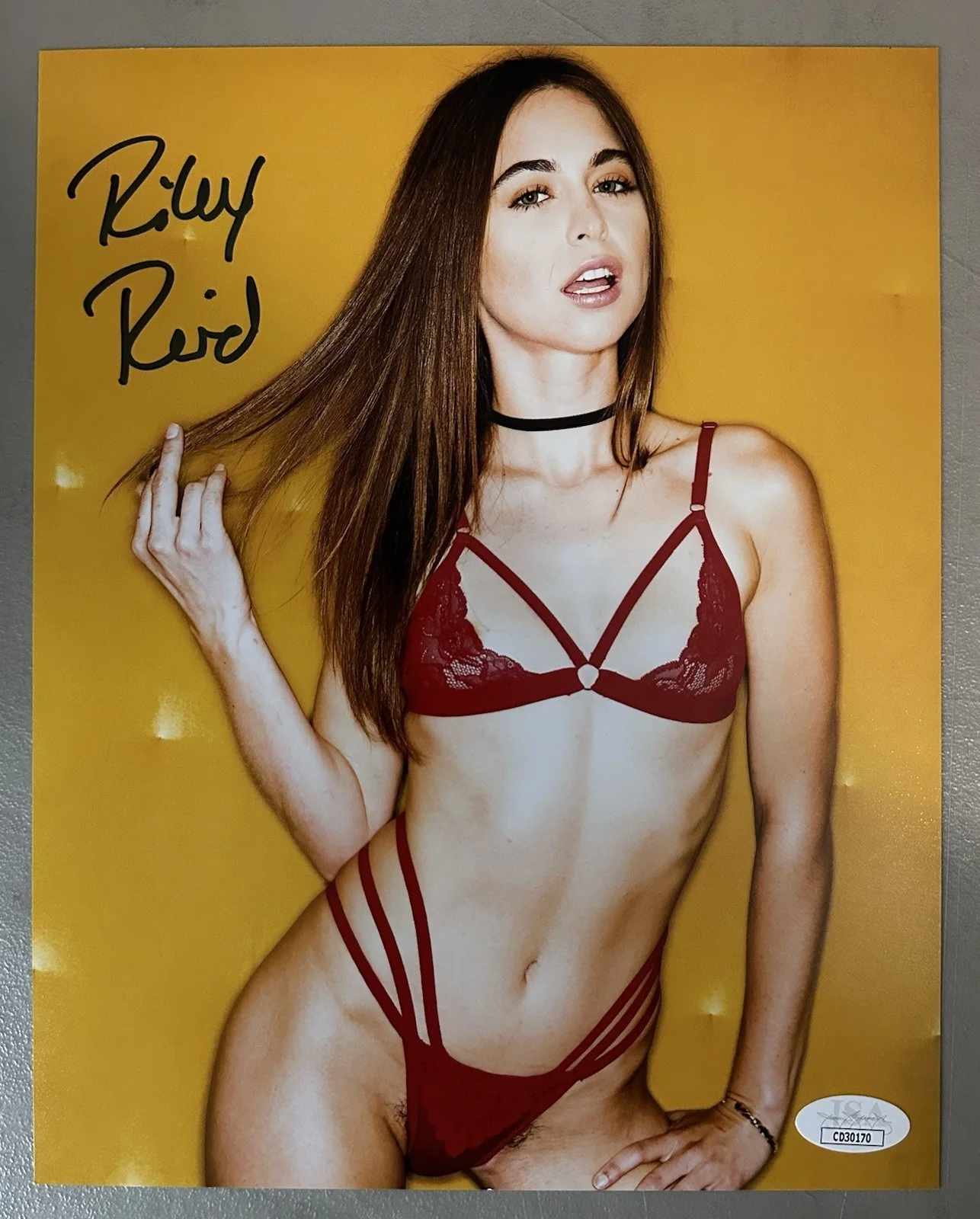 Riley Reid — Riley Reid Signed 8x10 Photo Adult Actress Autographed JSA
