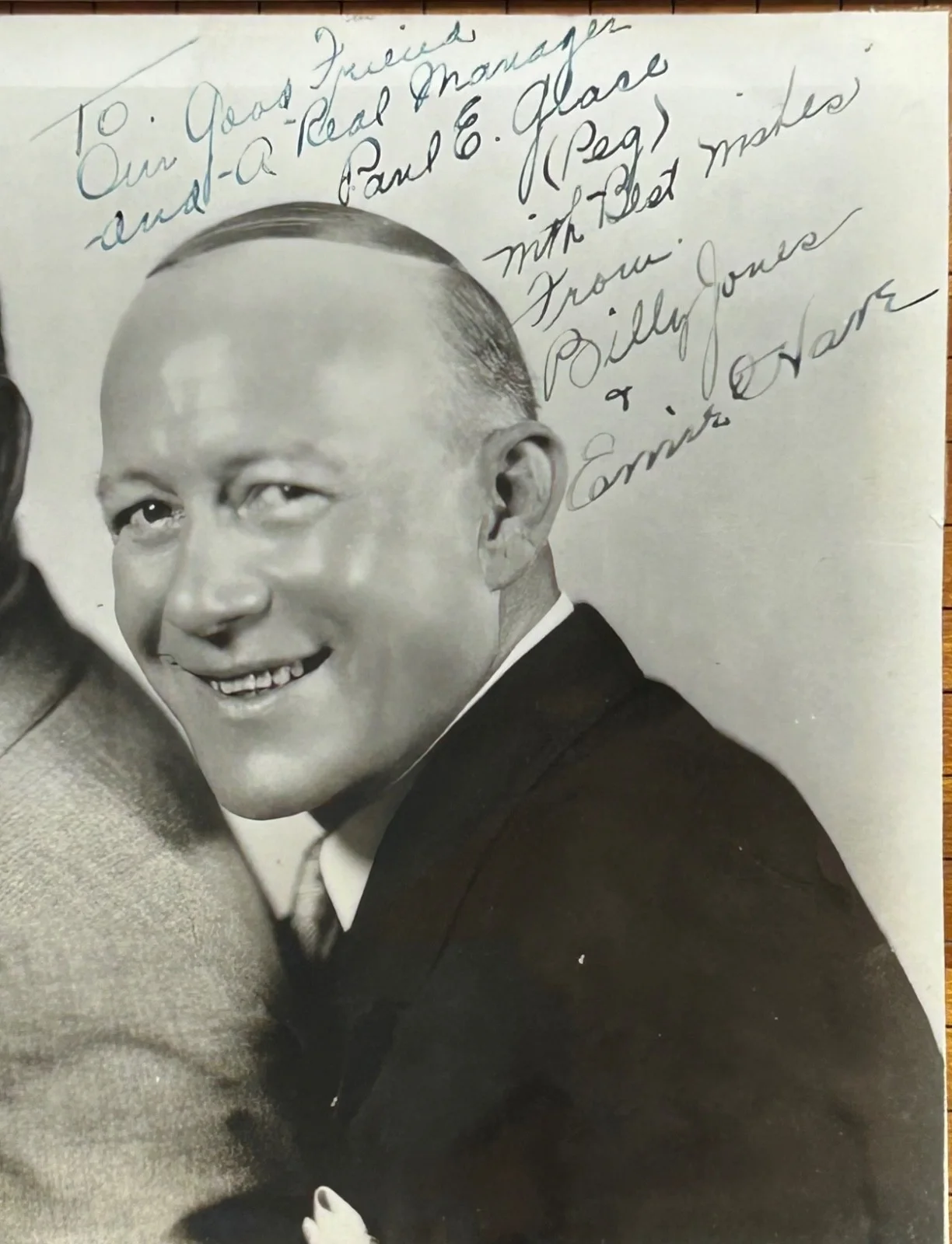 BILLY JONES+ERNIE HARE—SIGNED Happiness Boys PHOTO•1st Radio Comedy Star Duo, изображение 2