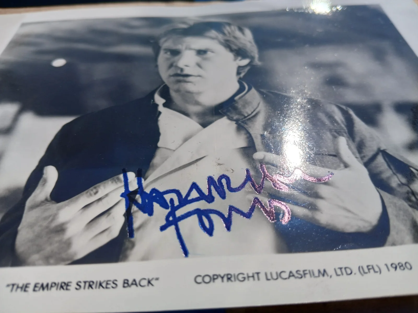 Harrison Ford — STAR WARS Harrison Ford Signed Autograph Photo Empire Raiders Indiana Jones 1980, изображение 5