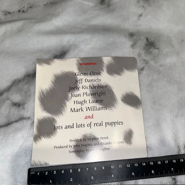 EXCLUSIVE 101 Dalmatians/Glenn Close (2nd) 1996 Press Invite, image 2