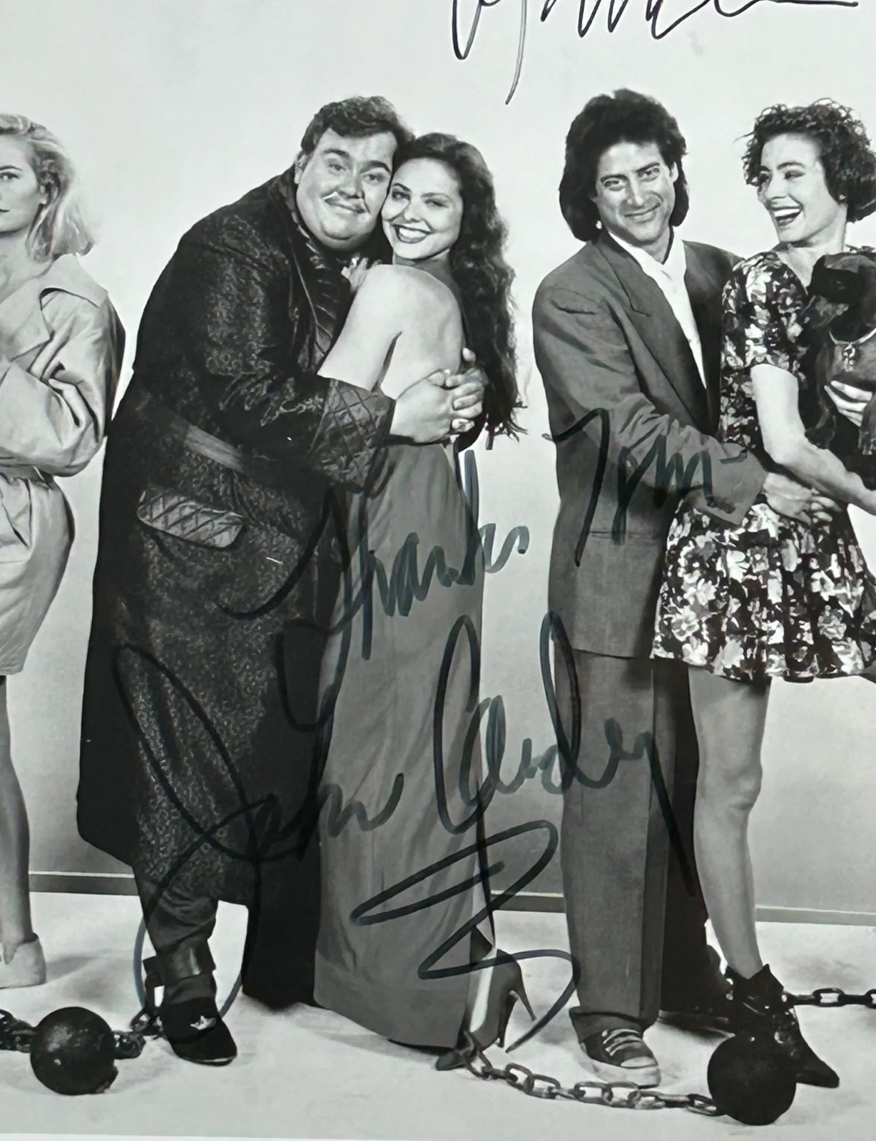 JOHN CANDY RICHARD LEWIS—SIGNED cast PHOTO—SCTV•HOME ALONE•SPLASH•PLANES TRAINS, изображение 3