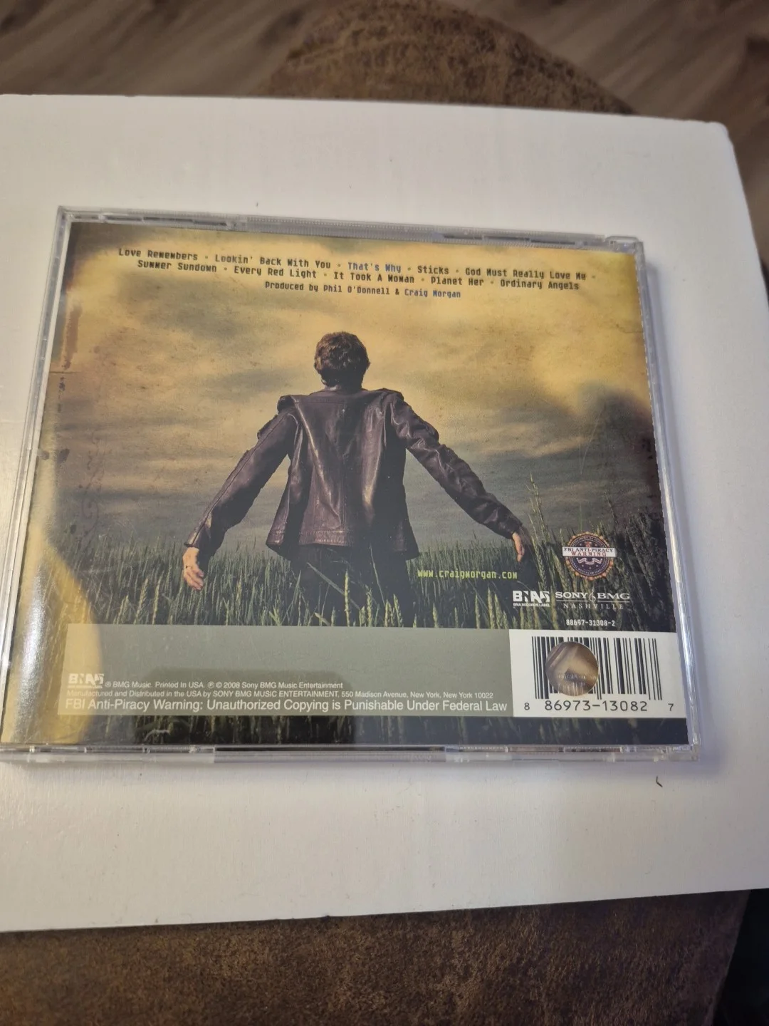 Craig Morgan "That’s Why" Signed Autographed CD ATEB048, image 5