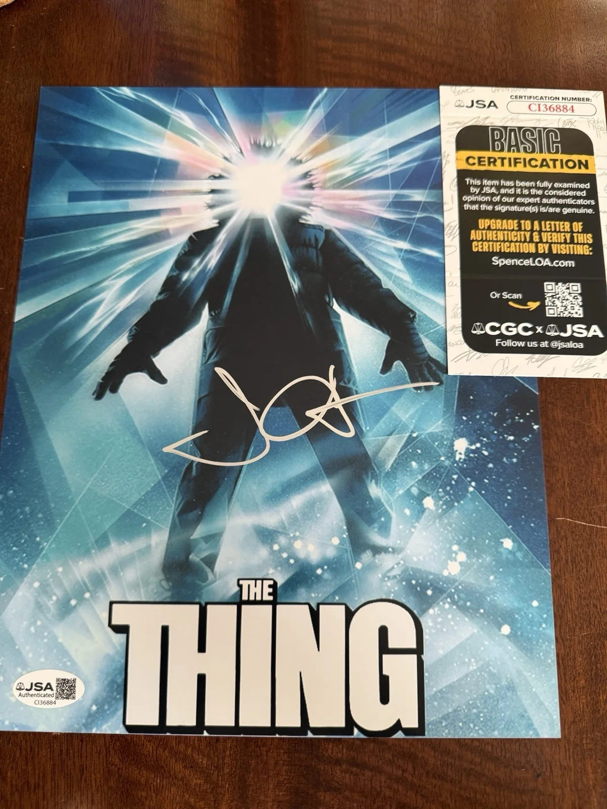 John Carpenter — John Carpenter The Thing Hand Signed In Person Autograph 8x10 Rare JSA COA, image 3