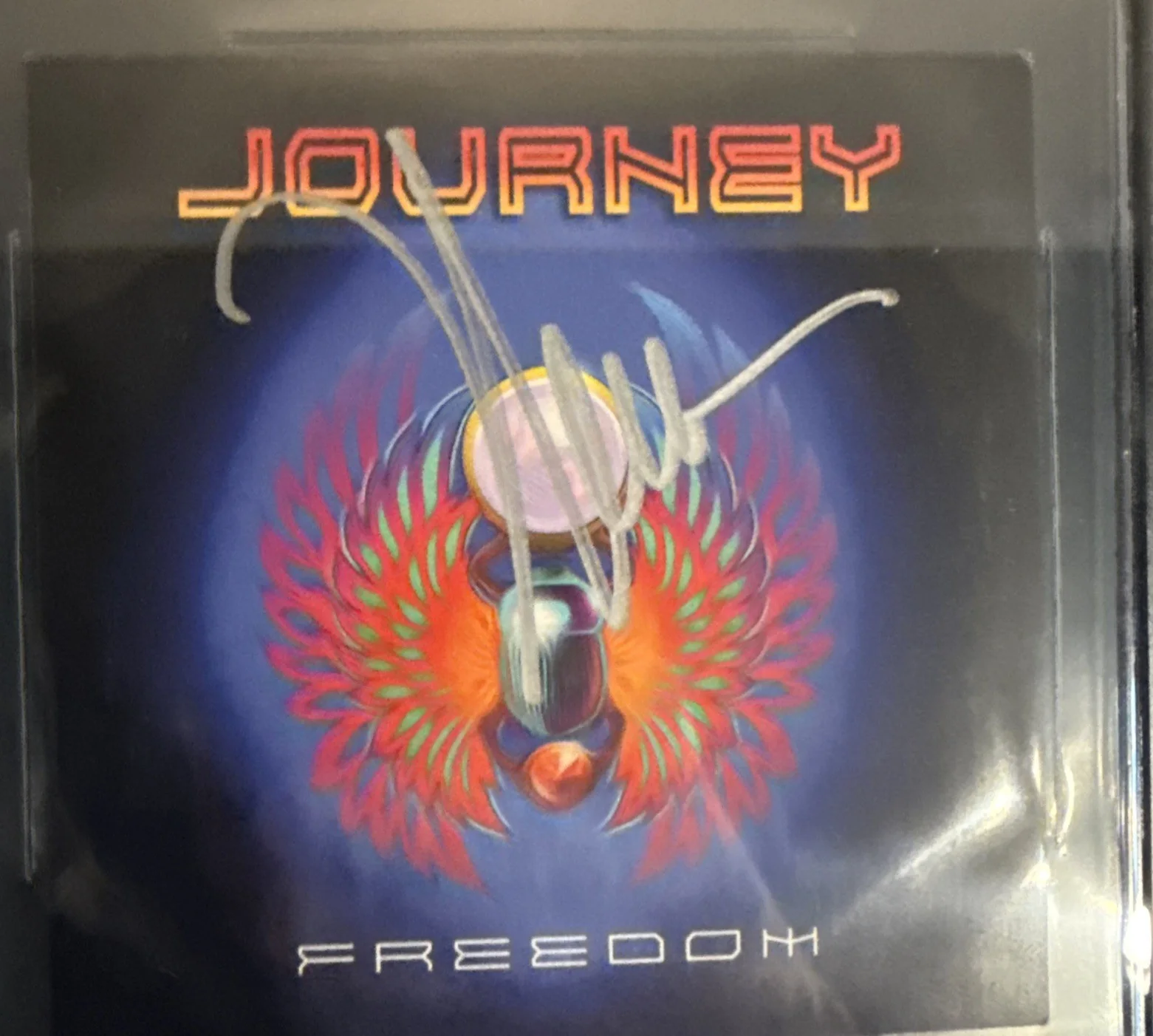 Journey - Neal Schon Signed CD Art Card - Beckett BAS Encased, изображение 2