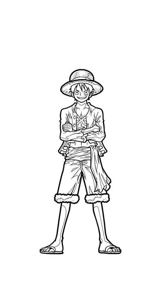 FiGPiN Monkey D. Luffy (1007) One Piece Anime 3-Inch Enamel Pin, image 5