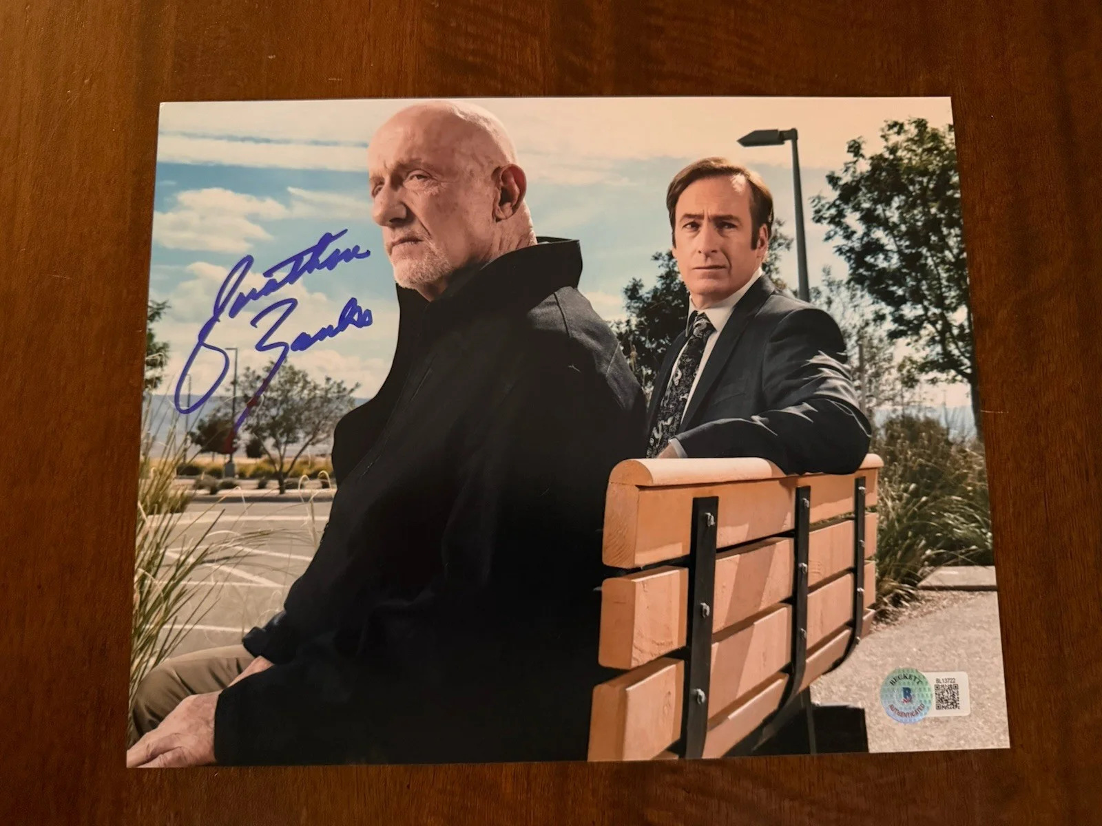 JONATHAN BANKS — JONATHAN BANKS AUTOGRAPHED HAND SIGNED BREAKING BAD BETTER CALL SAUL BAS COA, image 2