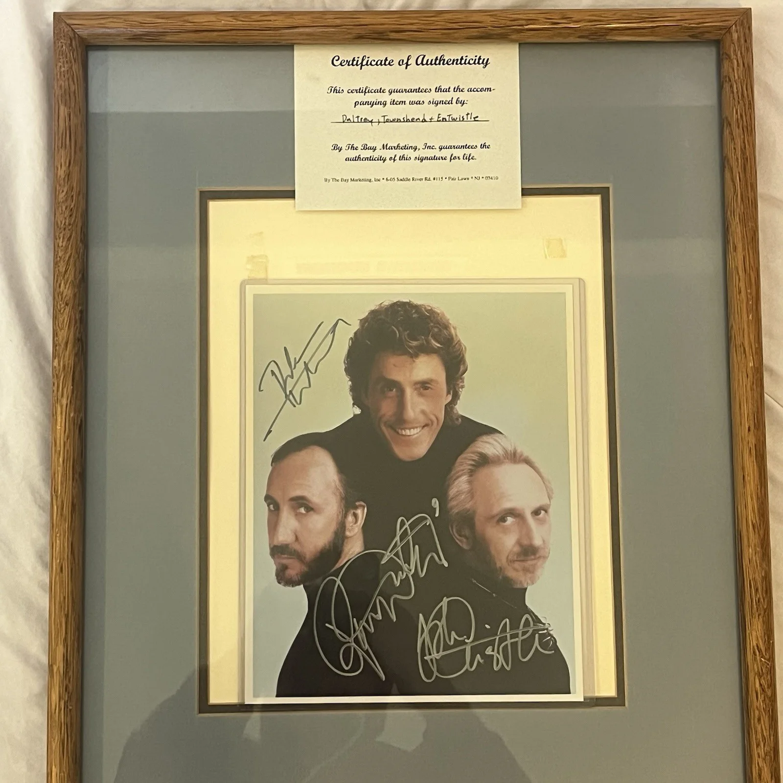 The Who Collection Eight COA Photographs One PSA COA Rock N Roll Legends, изображение 2