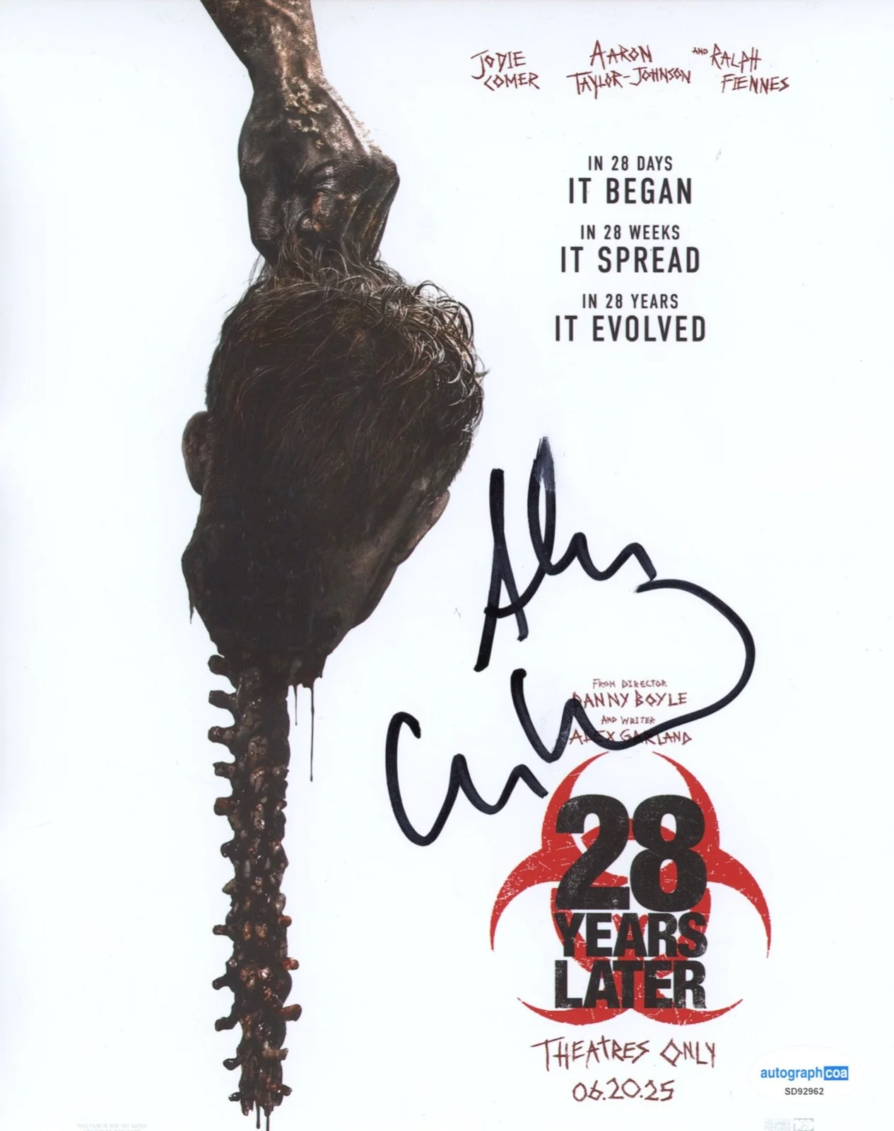 Alex Garland — Alex Garland signed "28 YEARS LATER" 8x10 Photo i EXACT PROOF Writer COA, image 4