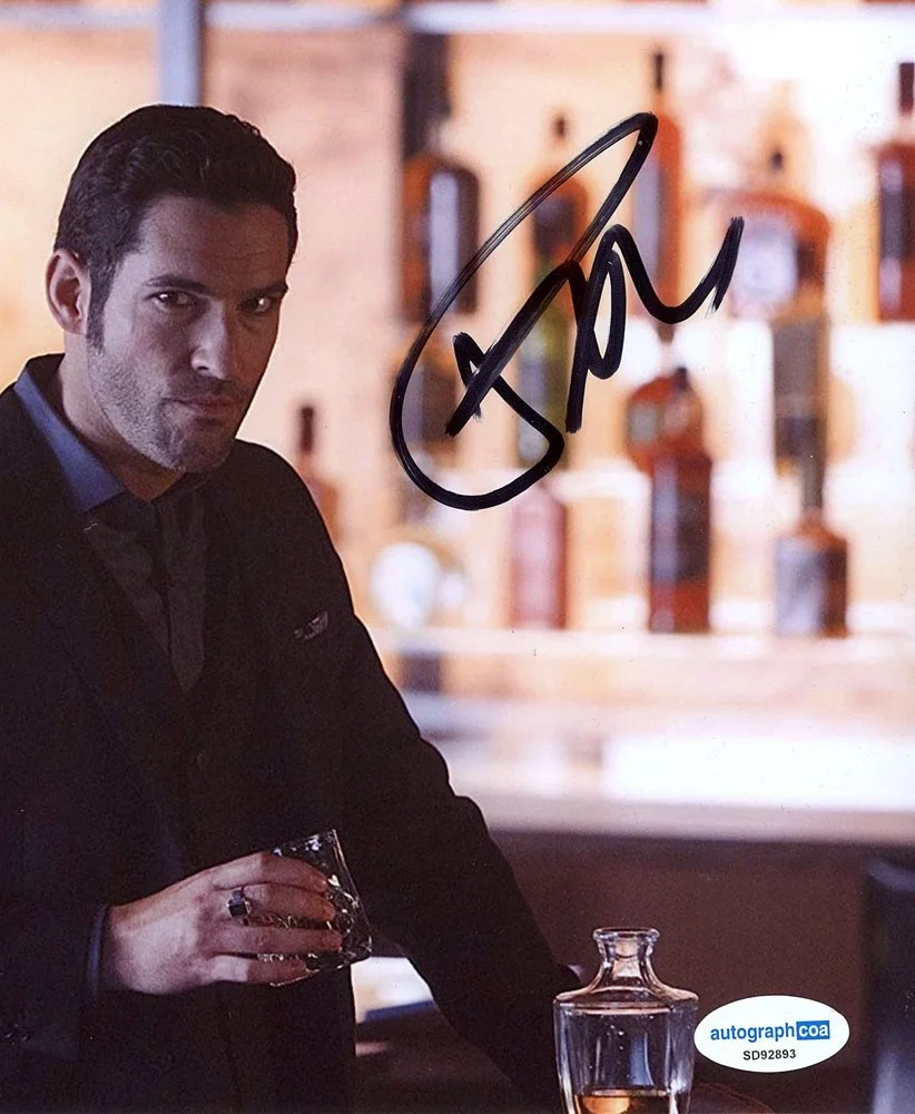 Tom Ellis — Tom Ellis signed "LUCIFER" 8x10 Photo EXACT PROOF b CIA Auto SEXY Hot ACOA COA, image 5