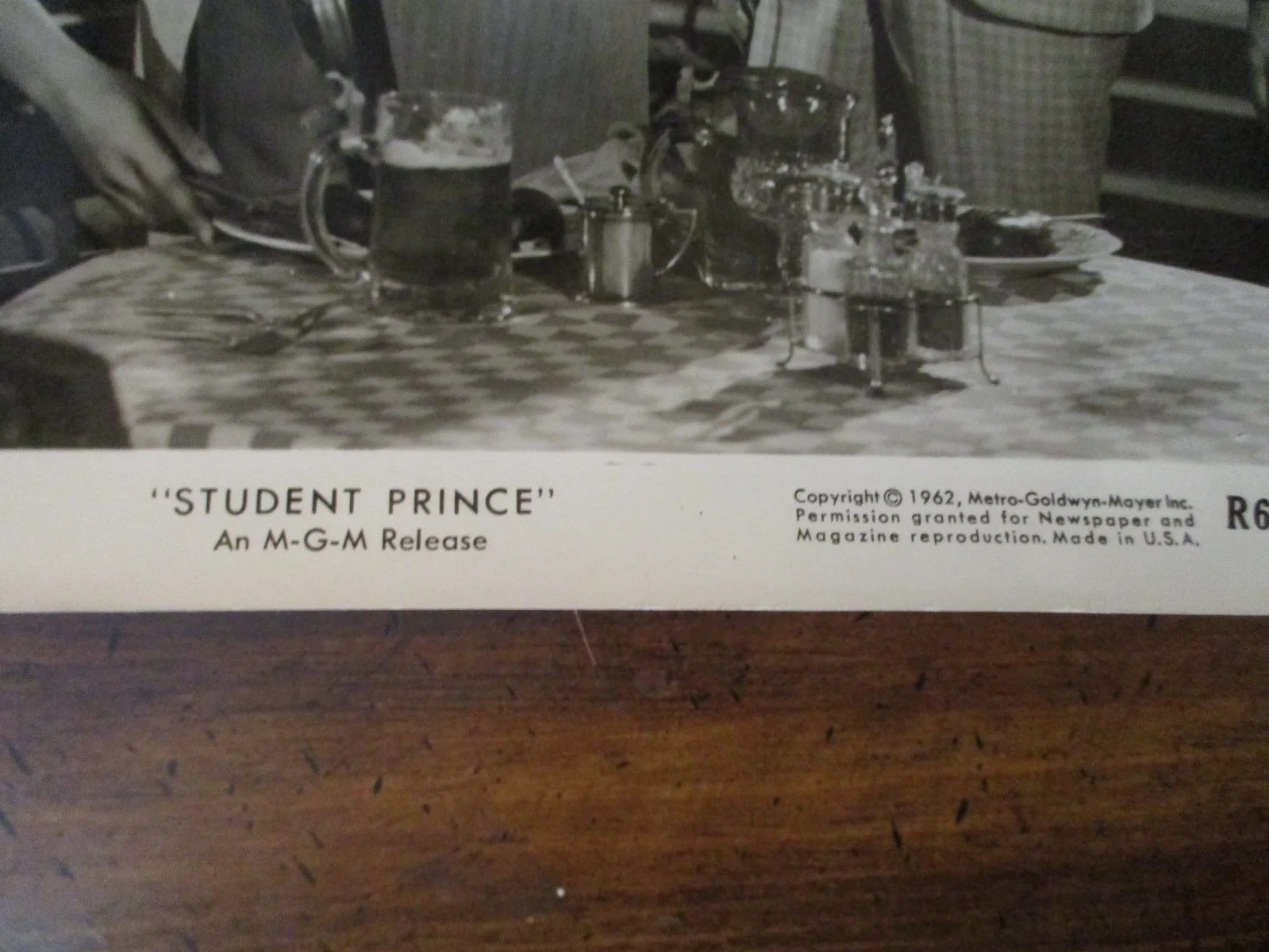 Edmund Gwenn/Edmund Purdom/Ann Blyth(THE STUDENT PRINCE)1962 10 x 8 B & W Photo, изображение 3
