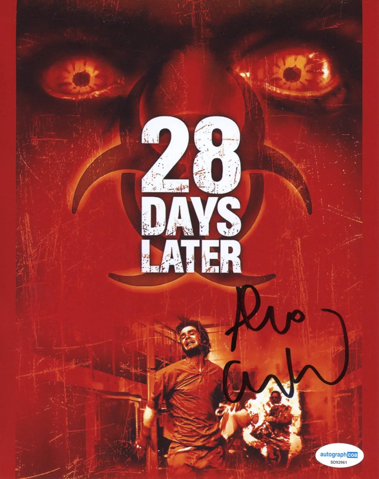 Alex Garland — Alex Garland signed "28 DAYS LATER" 8x10 Photo i EXACT PROOF Writer ACOA COA, image 4