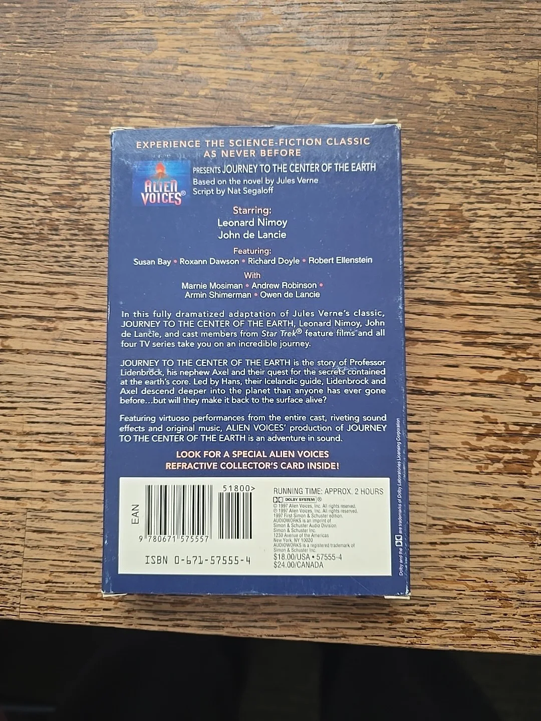 Lenard Nimoy — Alien Voices Lenard Nimoy Signed 2 Cassettes Near Mint The Tapes Never Played, изображение 2