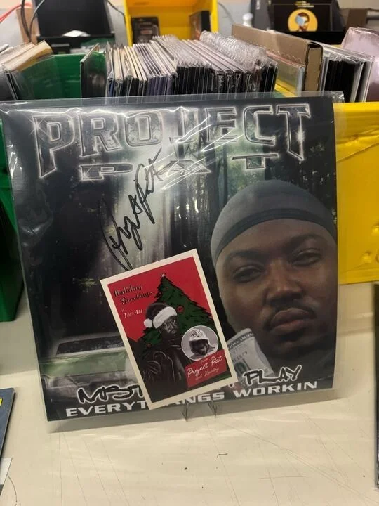 PROJECT PAT - Mista Don't Play SIGNED Vinyl LP Cover w/ xmas card you choose!, изображение 3