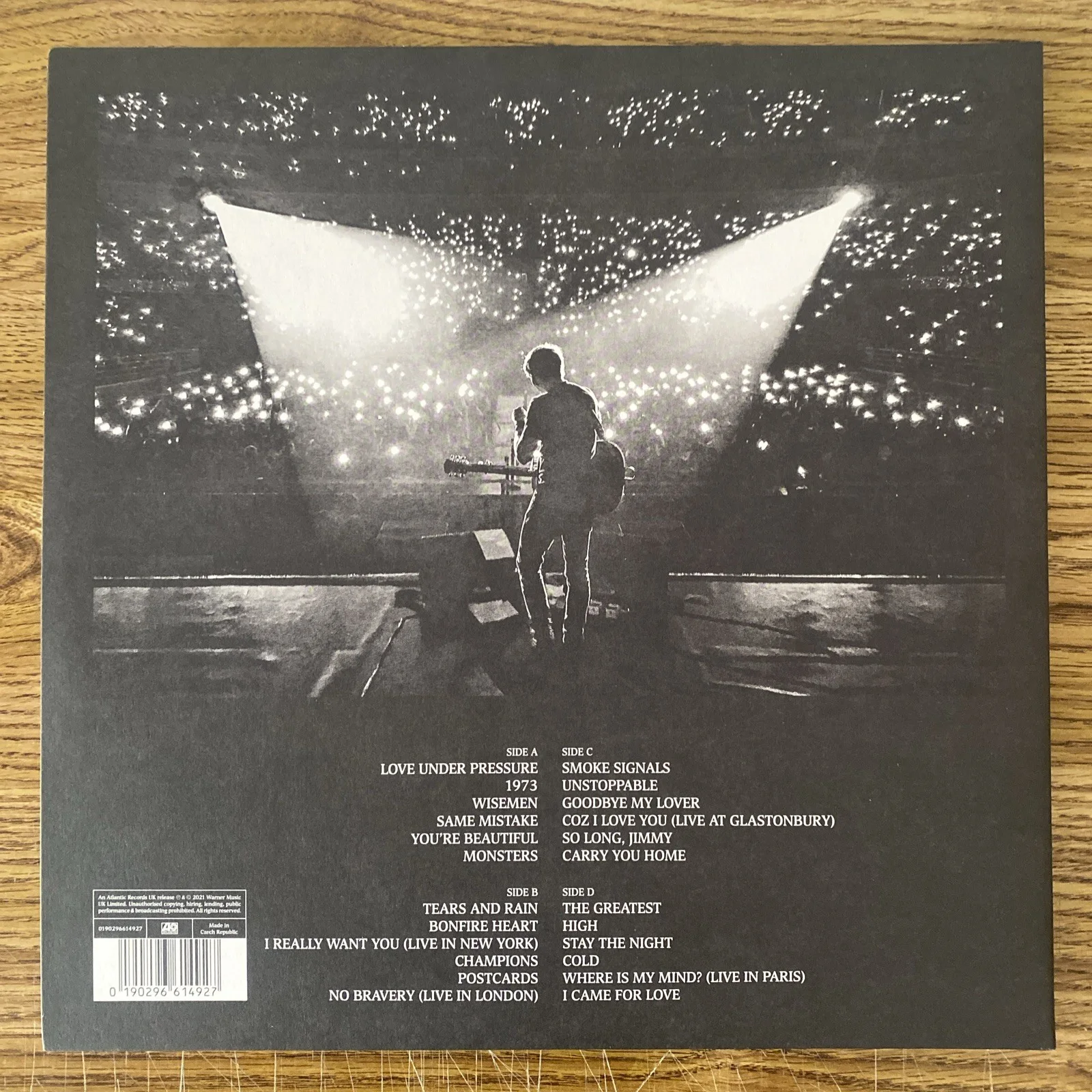 James Blunt 'The Stars Beneath My Feet' Autographed Vinyl Album Signed, изображение 3