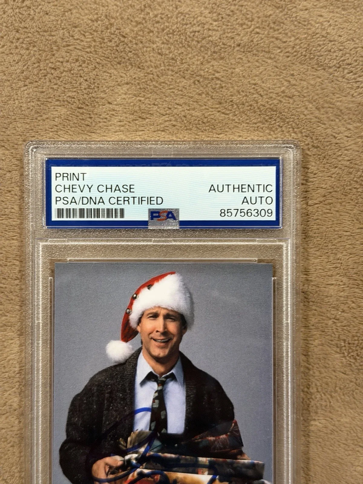 Chevy Chase — Chevy Chase Signed Christmas Vacation Card Clark Griswold PSA/DNA Autograph, изображение 4