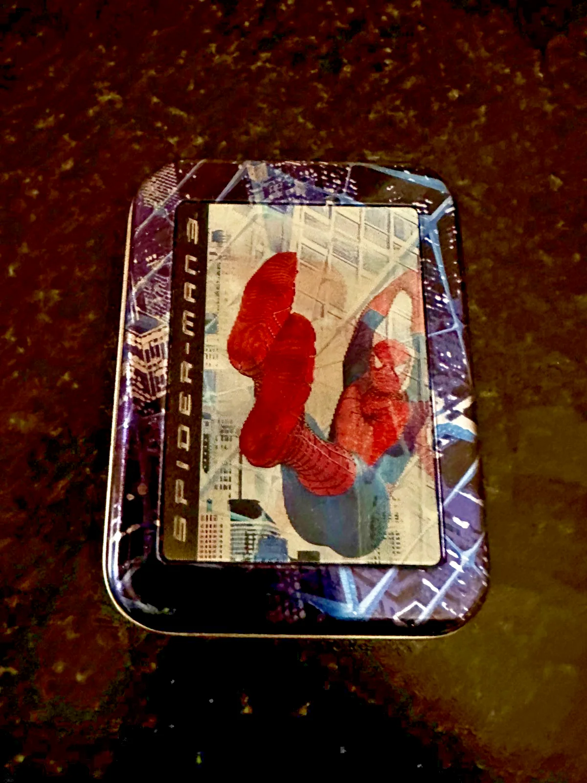 Spiderman 3 Promotional Sweet Tin with 3D Lenticular Graphic 2007, изображение 5