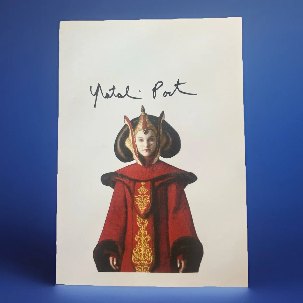 Natalie Portman — Natalie Portman Star Wars Signed Padme Amidala Autograph 9x6.5 Custom Print