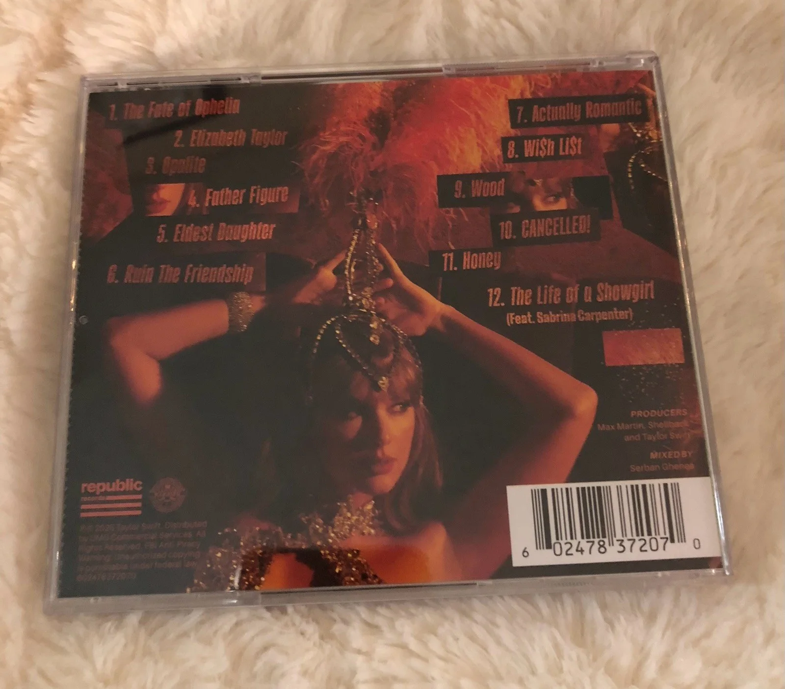 Taylor Swift Signed CD The Life Of A Showgirl Photo 1 Signature with Heart, изображение 3