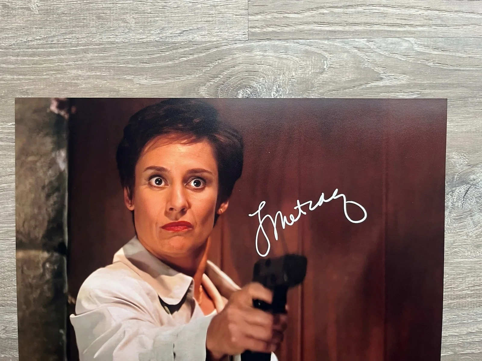 Laurie Metcalf — Laurie Metcalf Signed Scream 11x14 Photo Beckett COA Ghostface Mrs Loomis Horror, изображение 3