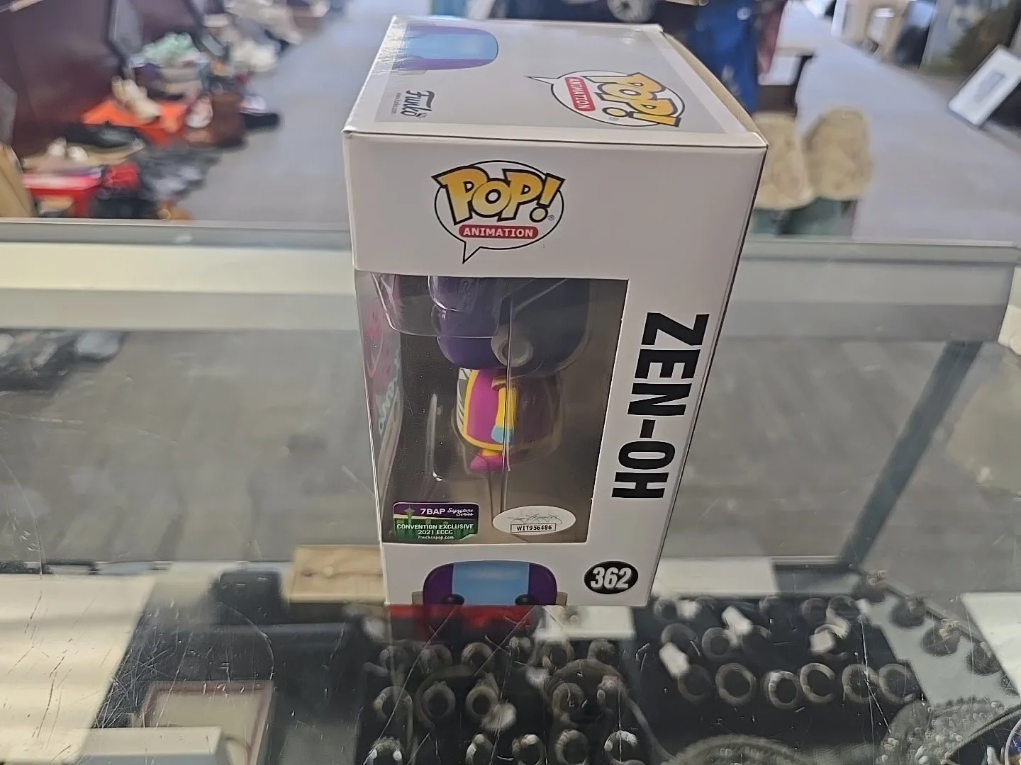 Sarah Wiedenheft — SARAH WIEDENHEFT SIGNED ZEN-OH GALACTIC TOYS EXCLUSIVE FUNKO POP DRAGONBALL JSA, изображение 4