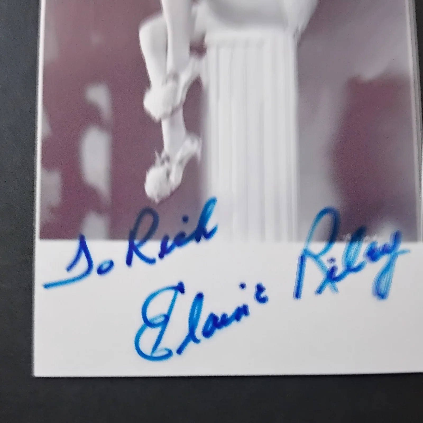 Elaine Riley SIGNED Photo 40s Movie Actress Hopalong Cassidy What A Blonde RKO, изображение 3