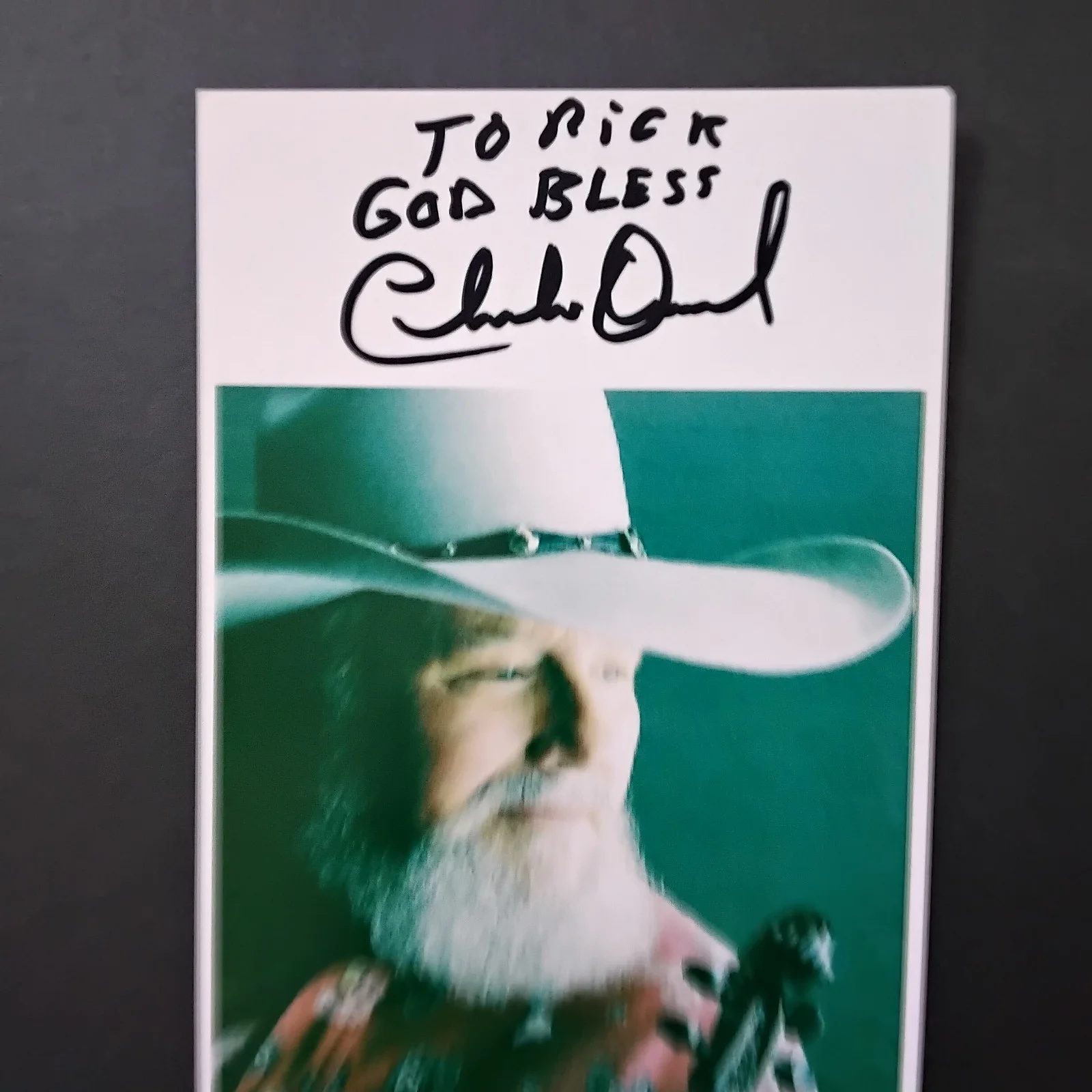Charlie Daniels SIGNED Photo Country Singer Devil Went Down Georgia Urban Cowboy, изображение 5