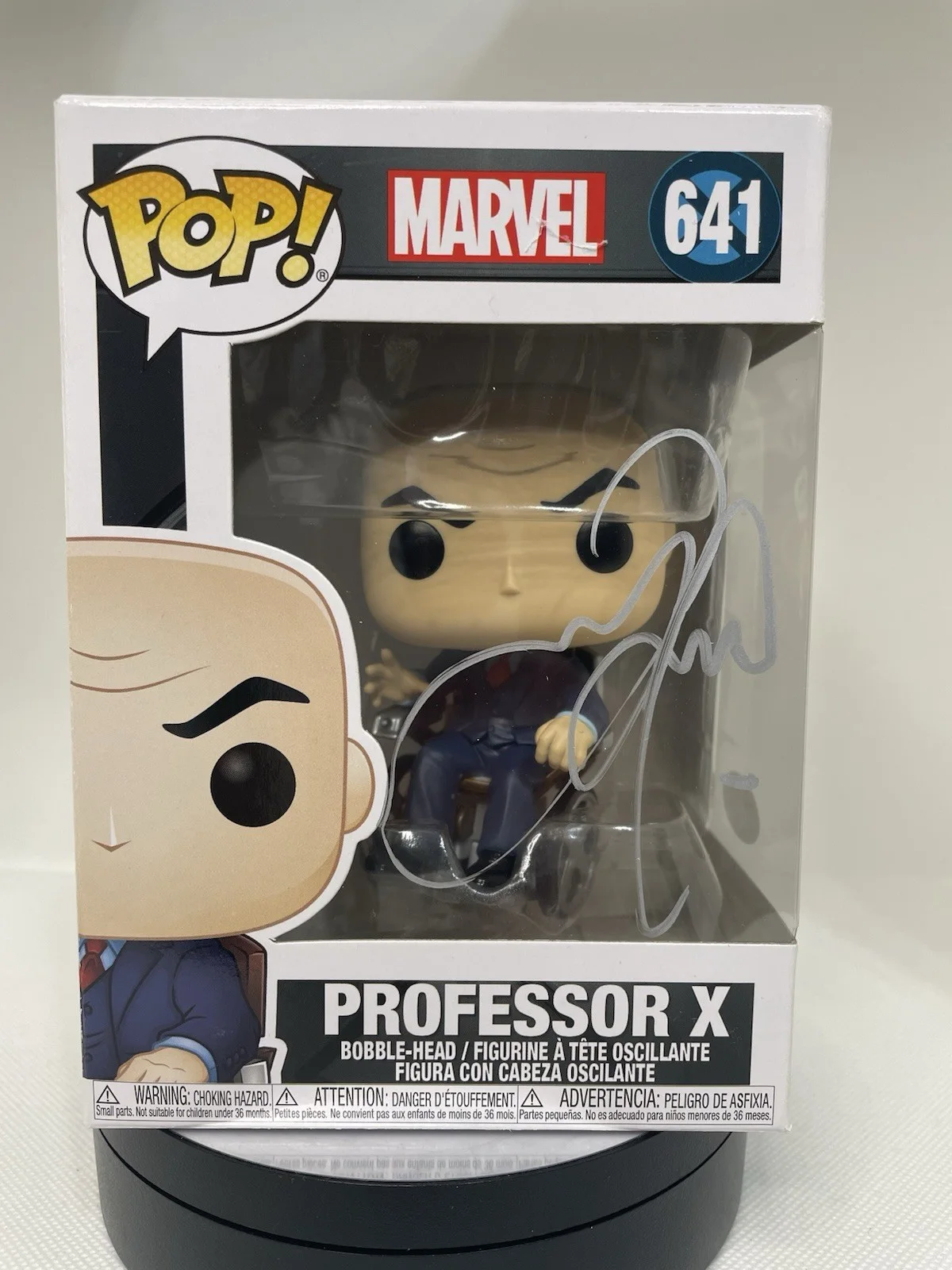 Funko pop Professor X 641 autographed byJames McAvoy. JSA Certified, image 2