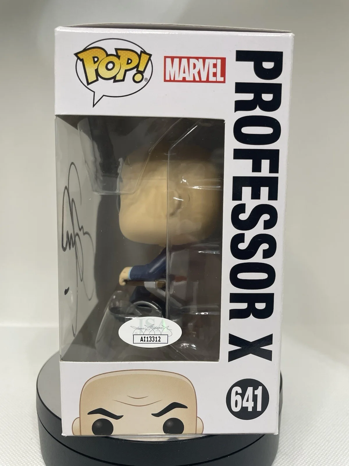 Funko pop Professor X 641 autographed byJames McAvoy. JSA Certified, image 3