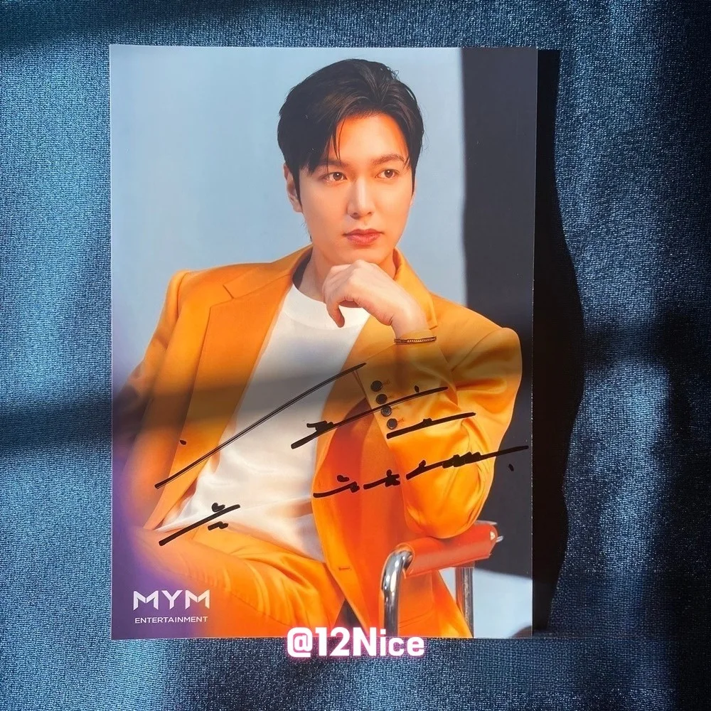 LEE MINHO MinHo Autographed Signed Photo 4*6 COLLECTION K-POP 202512, изображение 2