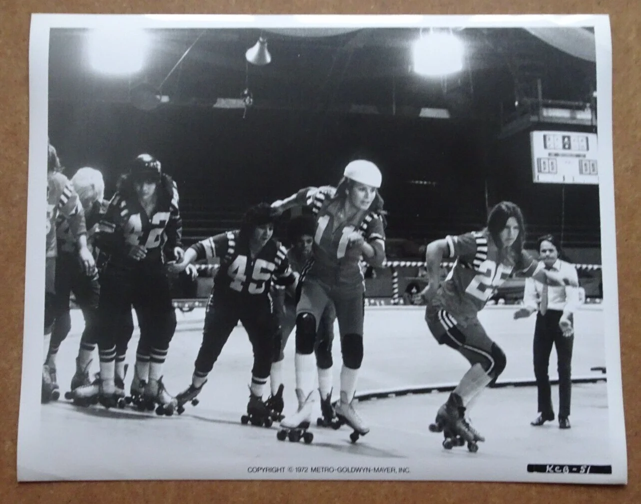 Kansas City Bomber Photo X6 Press Still Raquel Welch Roller Derby 1972, image 3