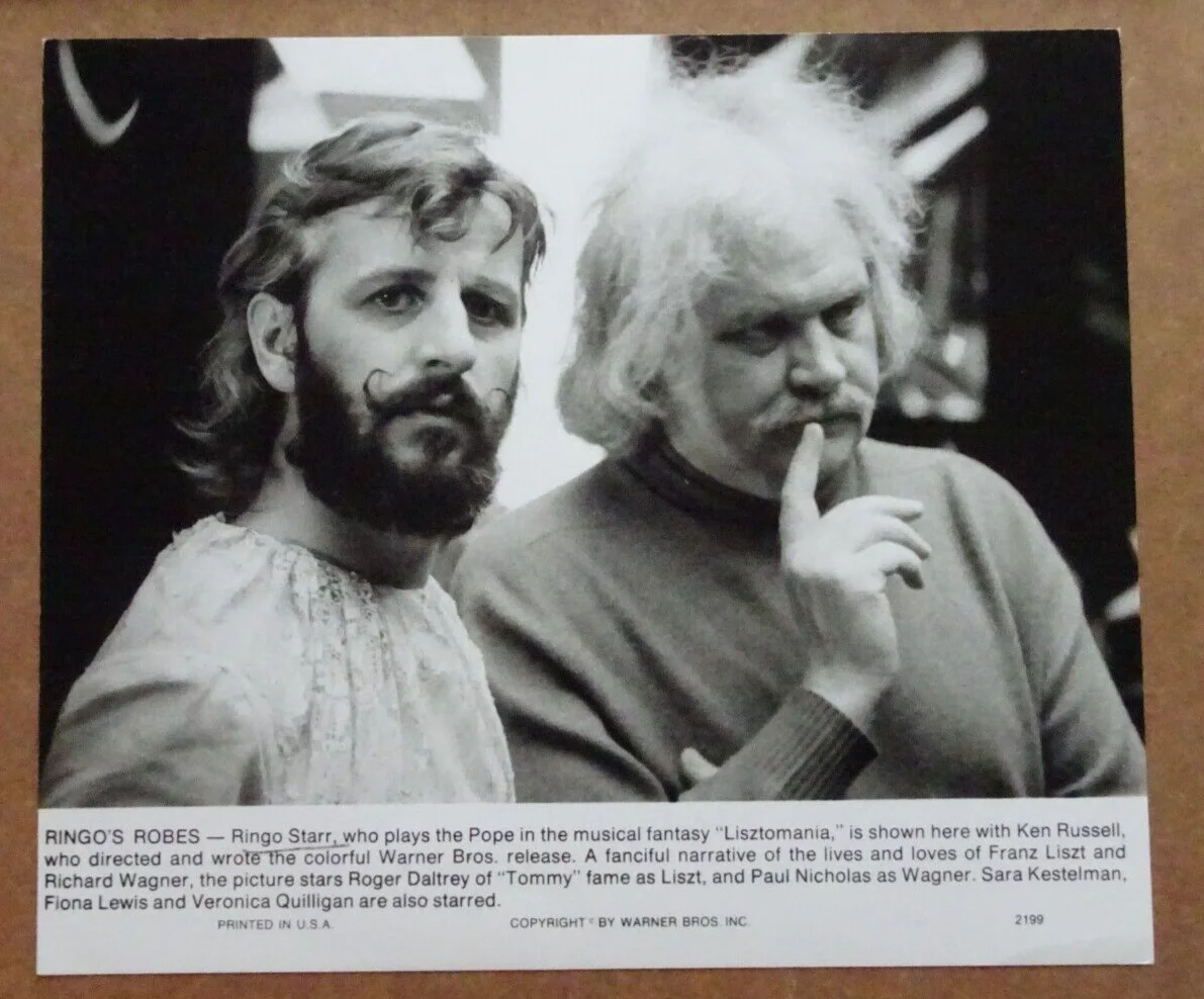 Lisztomania Photo X4 Press Still Roger Daltrey Ringo Starr Ken Russell 1975 10x8, image 2