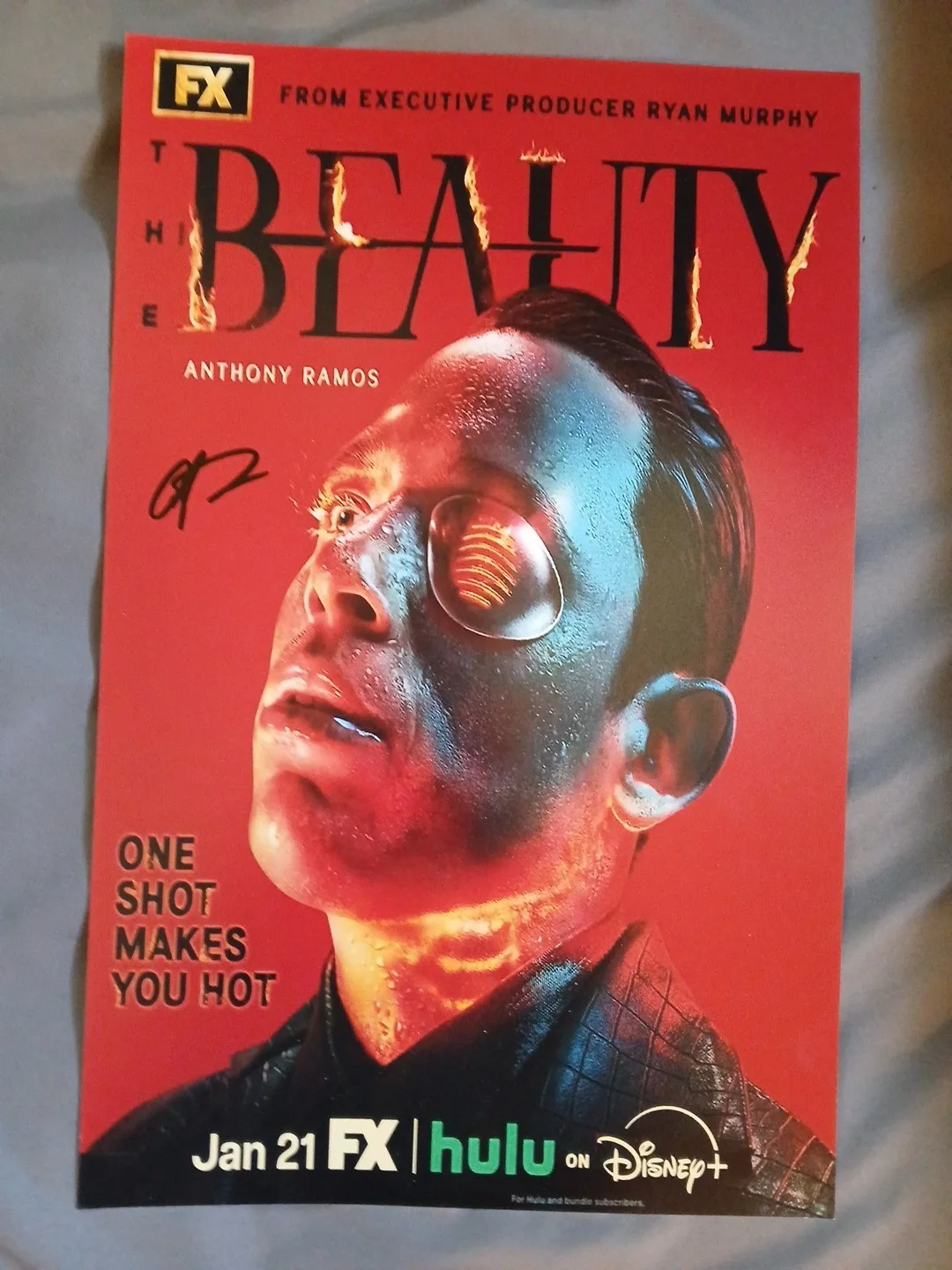 anthony ramos — ANTHONY RAMOS 🔥 (The ASSASSIN) Hand Signed THE BEAUTY 11X17 Photo 📸