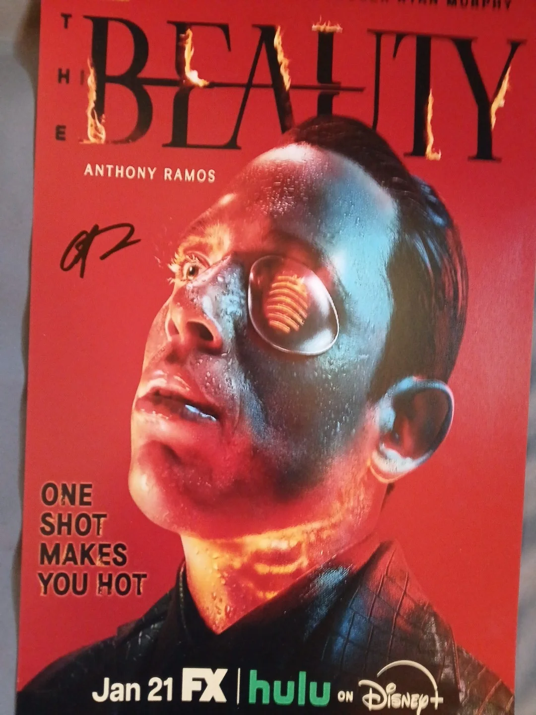 anthony ramos — ANTHONY RAMOS 🔥 (The ASSASSIN) Hand Signed THE BEAUTY 11X17 Photo 📸, изображение 2
