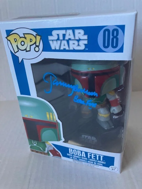 jeremy bulloch — Jeremy Bulloch Signed Autographed BLUE Star Wars BOBA FETT FUNKO Pop! Figure JSA, изображение 2